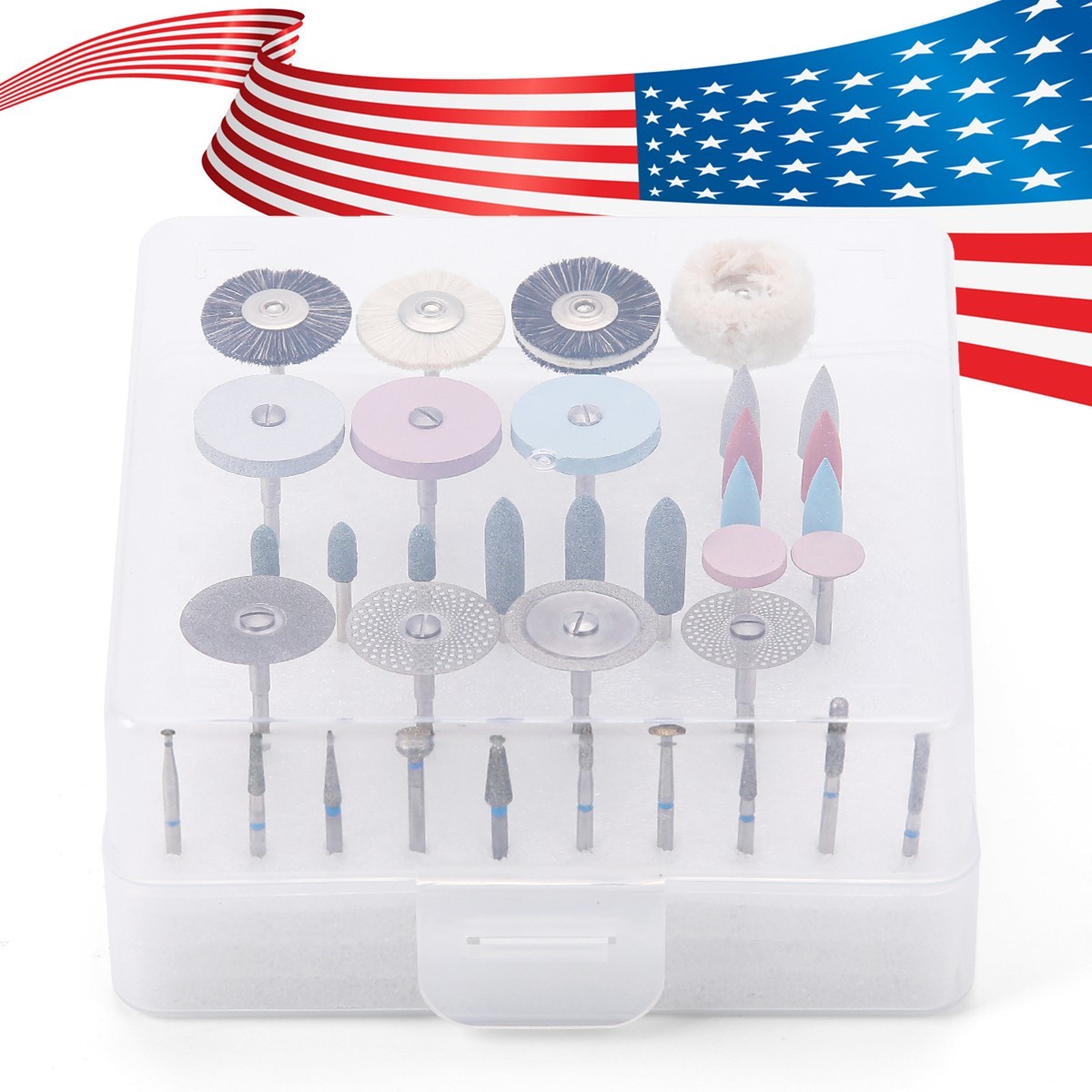 Dental Lab Electric Micromotor Polishing Unit+35K rpm Handpiece/Polishing HP Kit