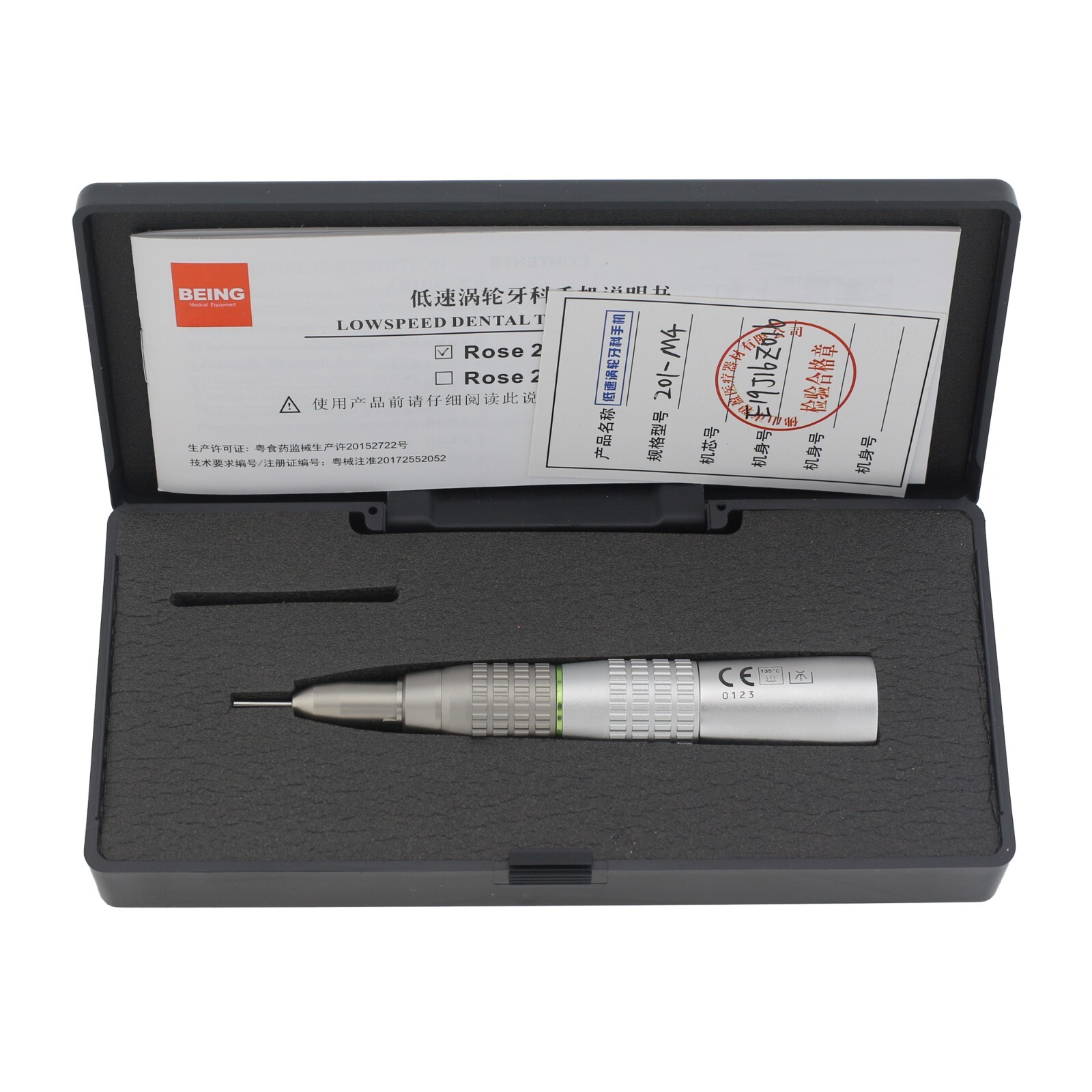 BEING Dental 4:1 Reduction Straight Handpiece Nose Cone ISO E type NSK EX-5B USA