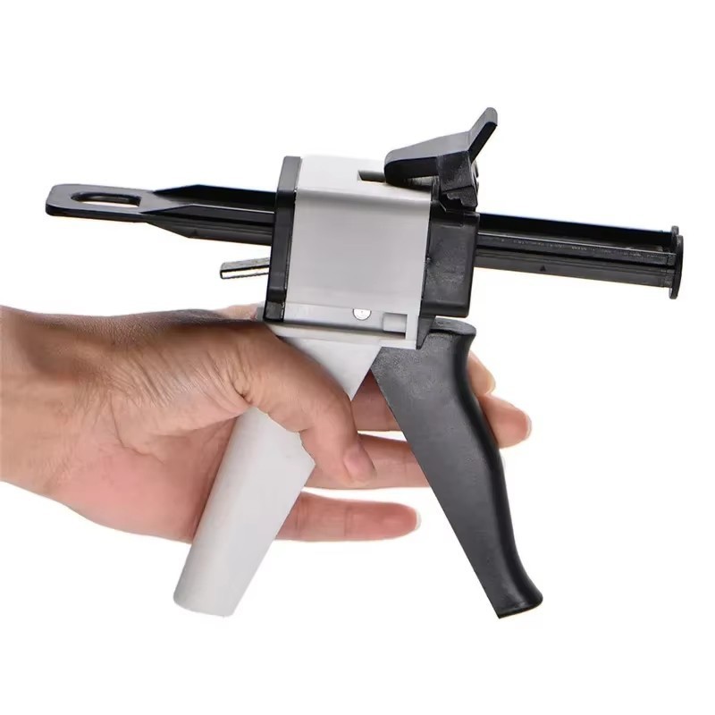 Dental Impression Material Mixing Cartridge Dispenser Delivery Gun 1:1 10:1 50ml