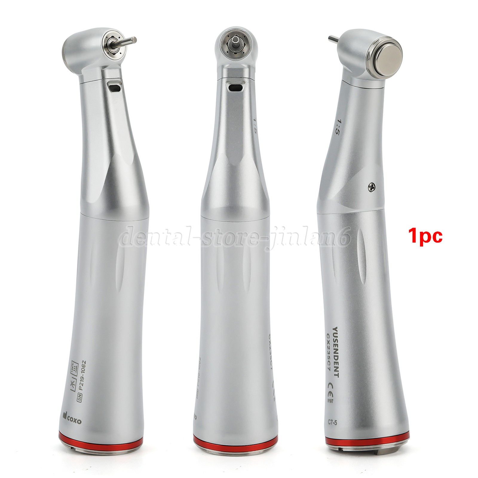COXO Dental Optic Fiber 1:5 Contra Angle Handpiece CX235C7 C7-5 Standard Head