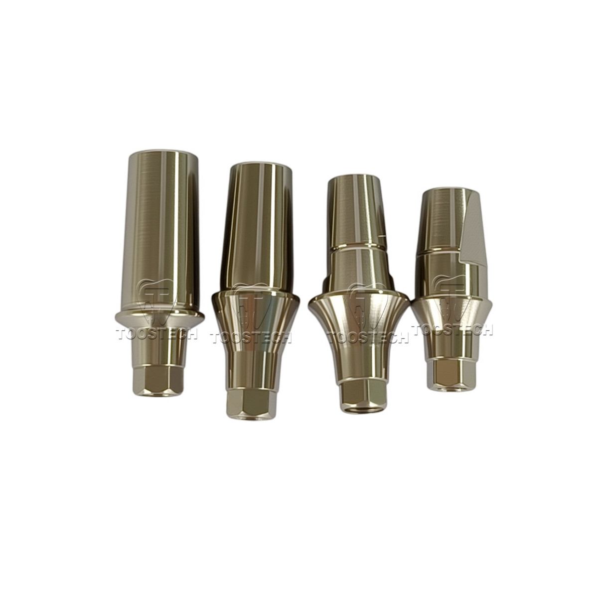 Ti cemented abutment Titanium straight base compatible C-TECH Platform D4.5/5.5