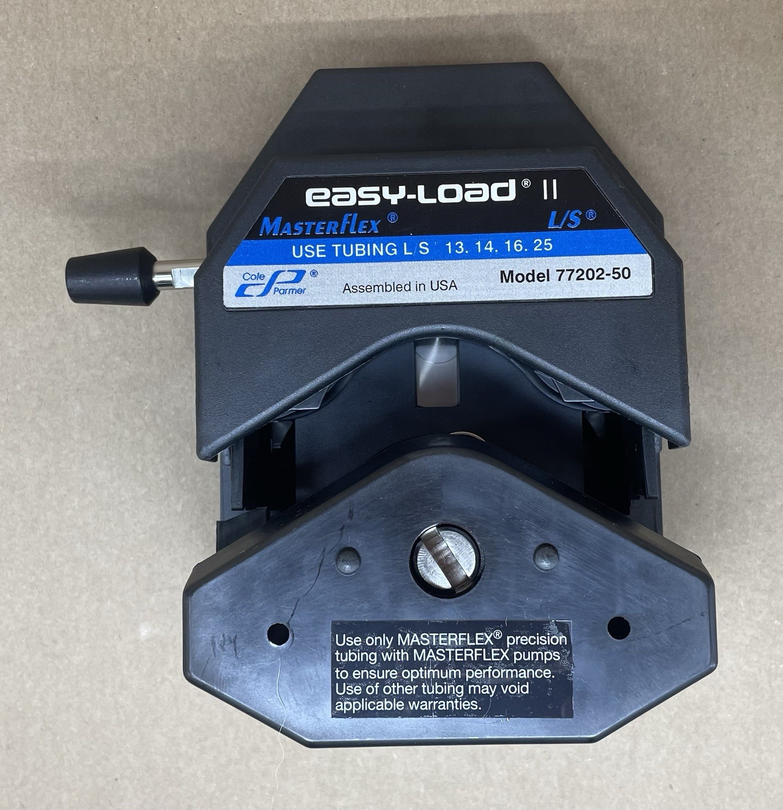 Cole Parmer MasterFlex L/S Peristaltic Pump Head Easy Load II 77200-50