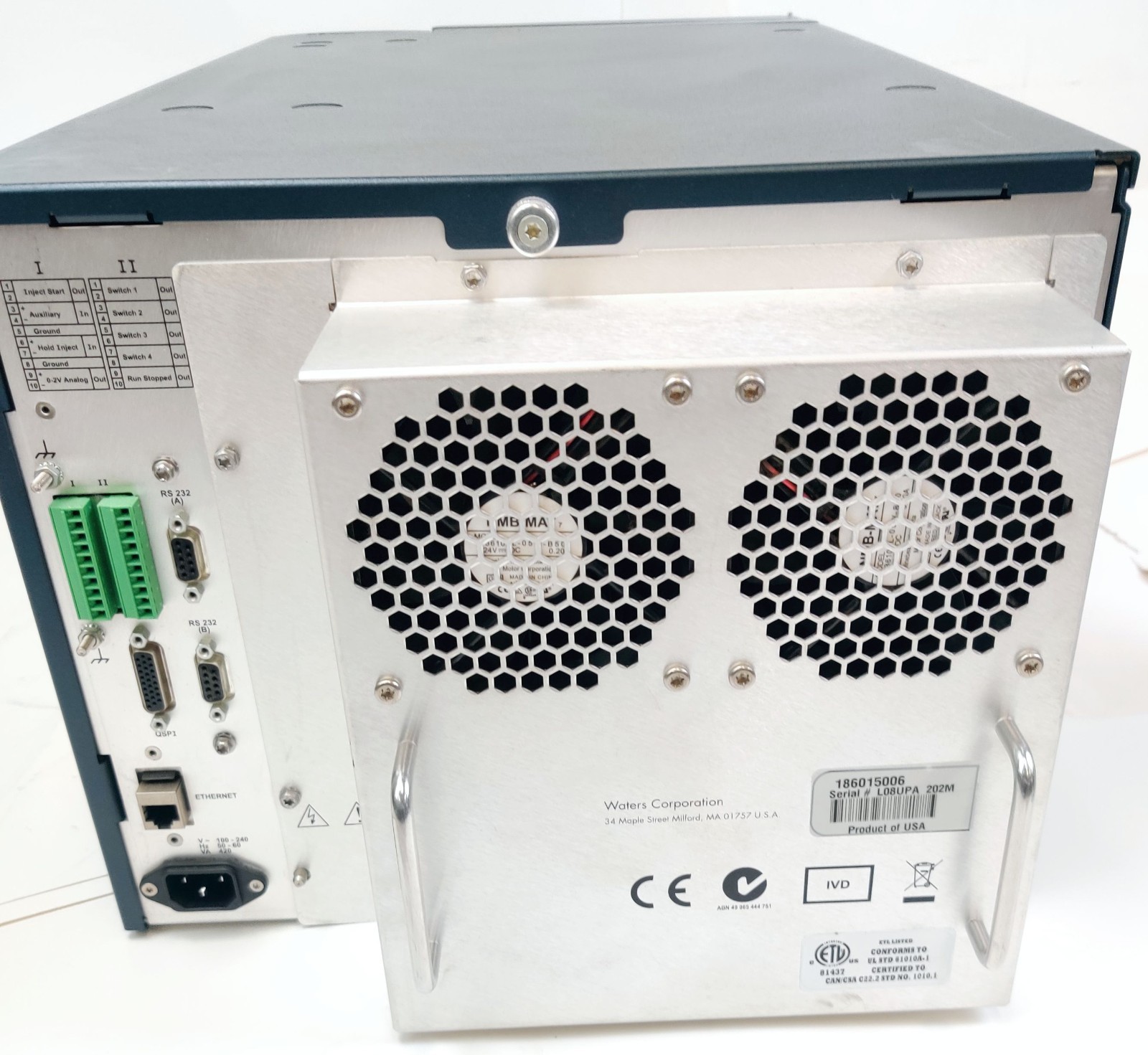 Waters Acquity UPLC Sample Manager 186015006 w 279001555 Fluidics Drawer Tested