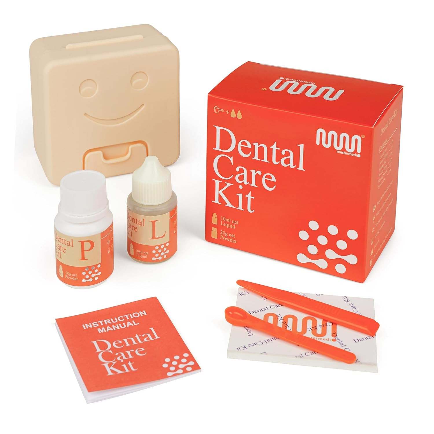 Zinc Oxide Eugenol Cement Dental Care Kit Glue for Crowns & Bridges Filling
