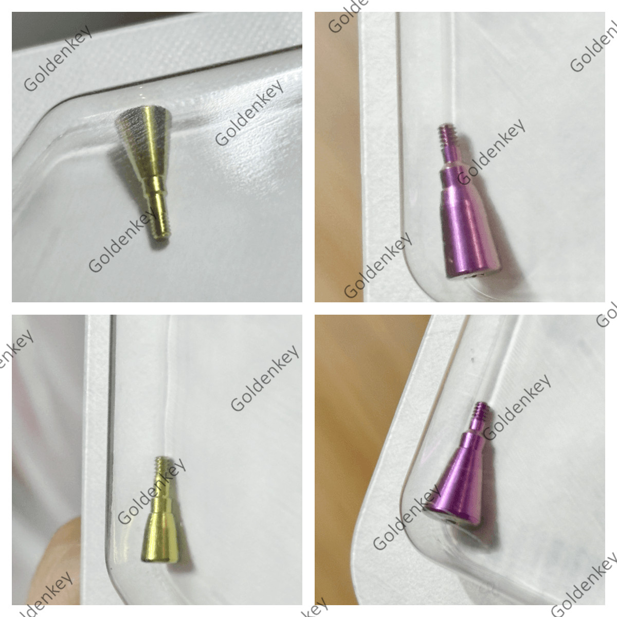 10Pcs Healing Abutment Cap RC NC Titanium Fit Straumann ITI Regular Narrow Cross