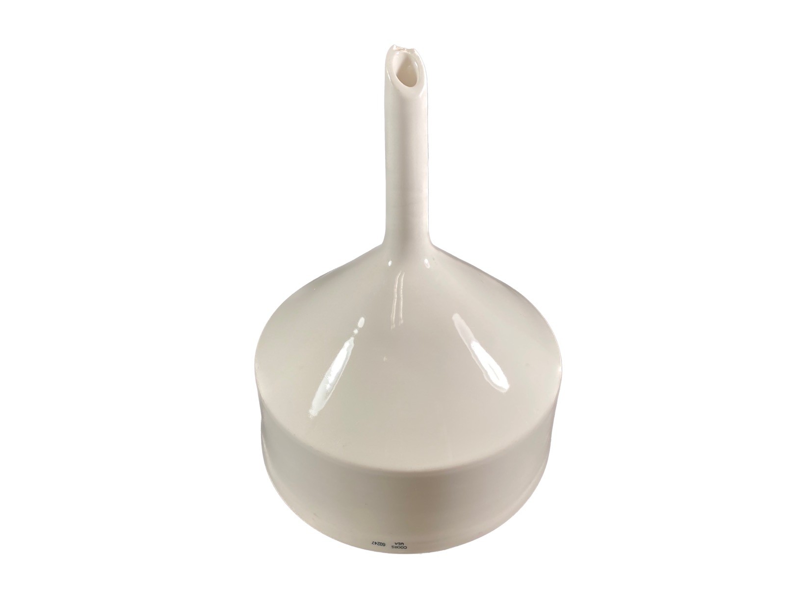 COORSTEK Porcelain 2000mL Buchner Funnel 10 3/4” OAL 185mm Paper Filter 60247