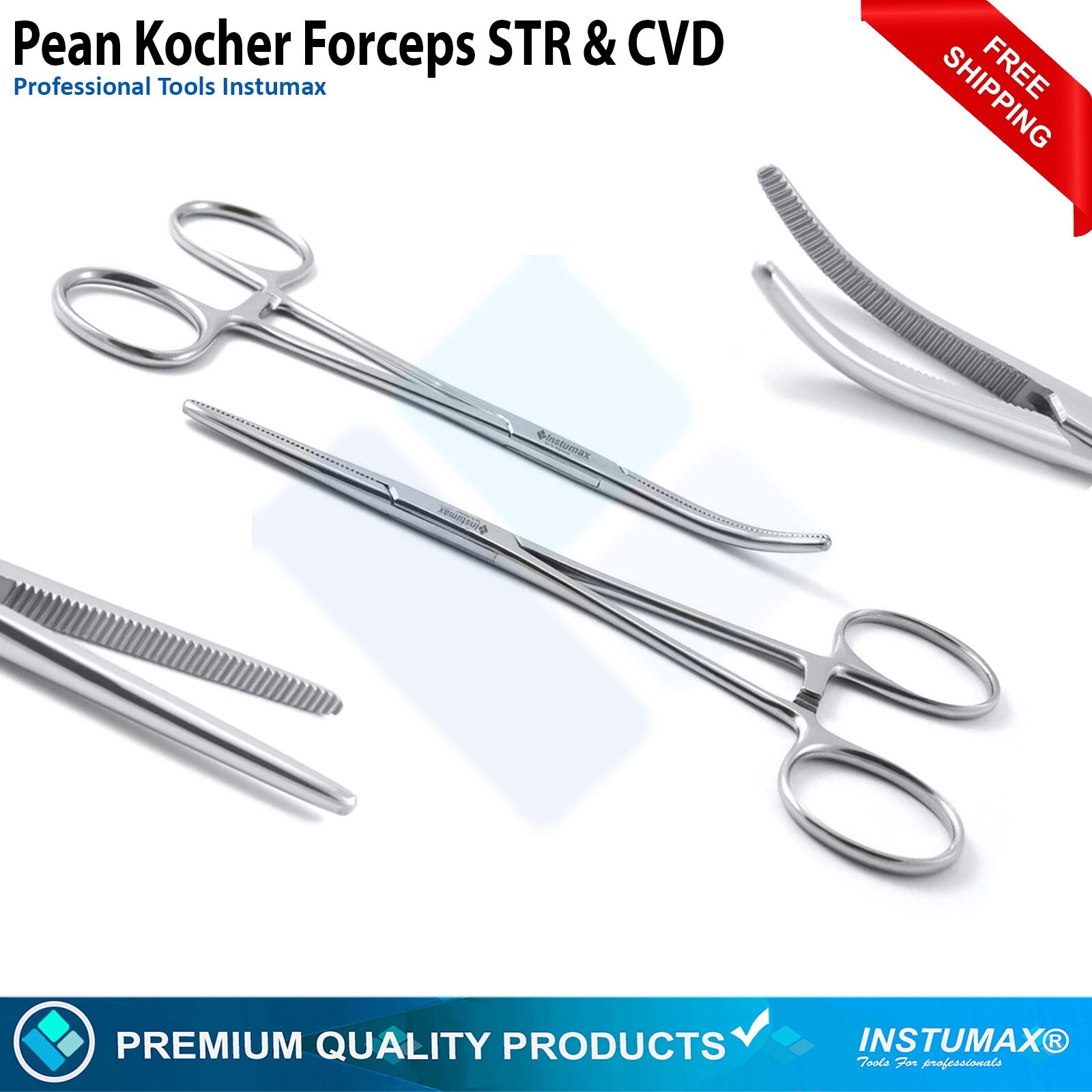 Hemostatic Locking Pean Forceps Dental Tooth Extraction Forceps Fig-1 INSTUMAX®