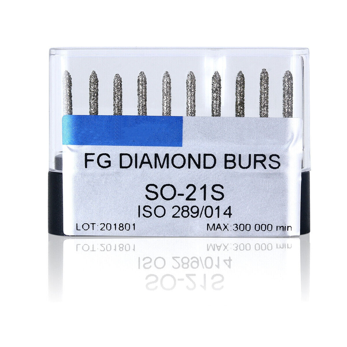 10Pcs/Box Dental Super Coarse Diamond Burs FG Drills for High Speed Handpiece