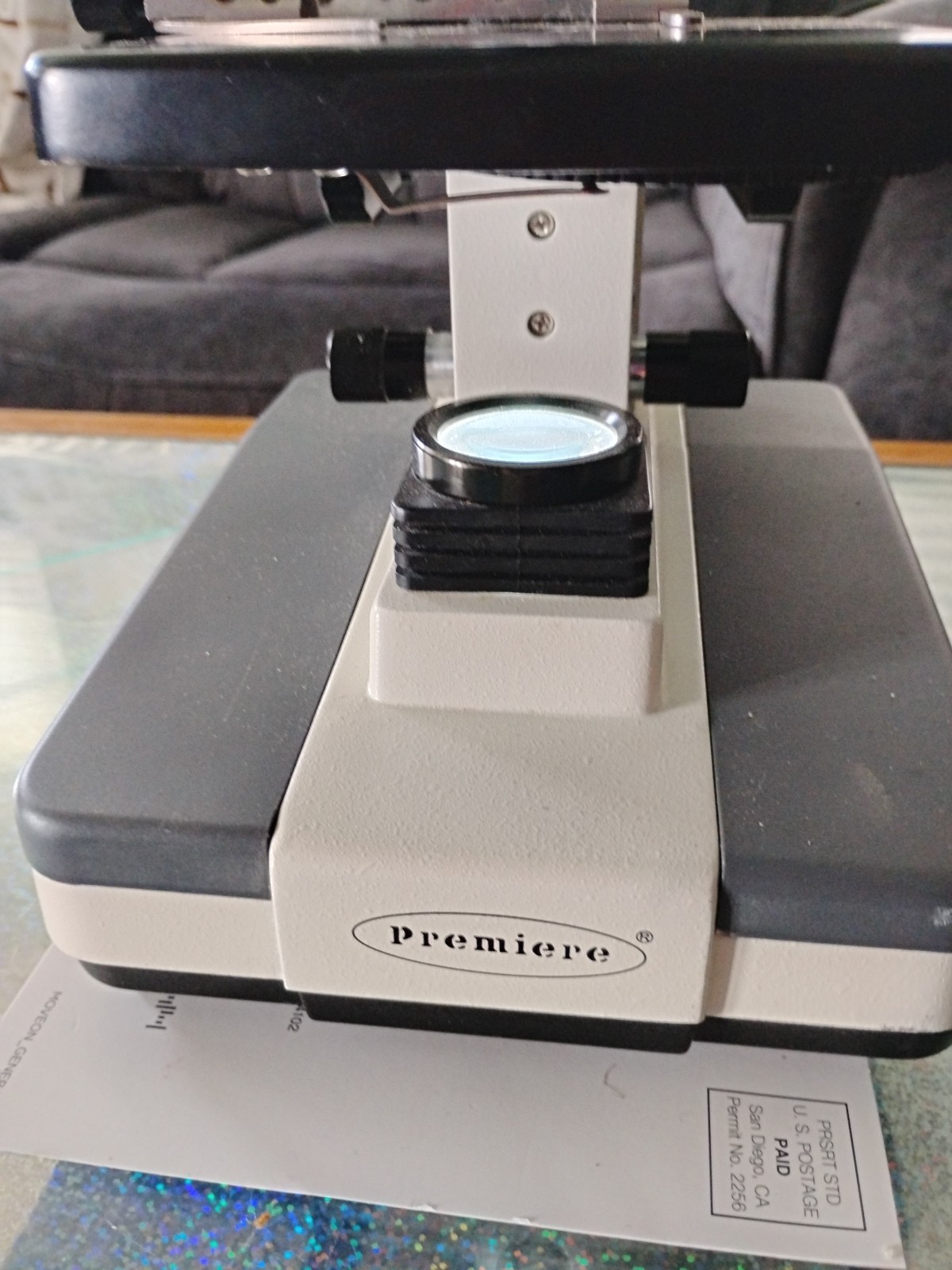Premiere Microscope Rating: 85 V To 265V 50/60HZ Halogen Lamp 6V 20 W Delay