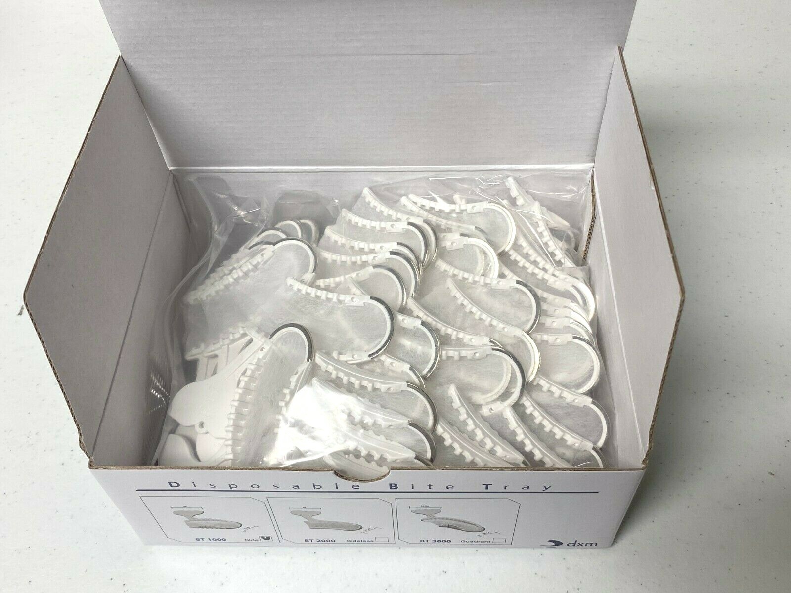 35Dental Disposable Impression Bite Tray Posterior+Free 48 Light body Mixing Tip