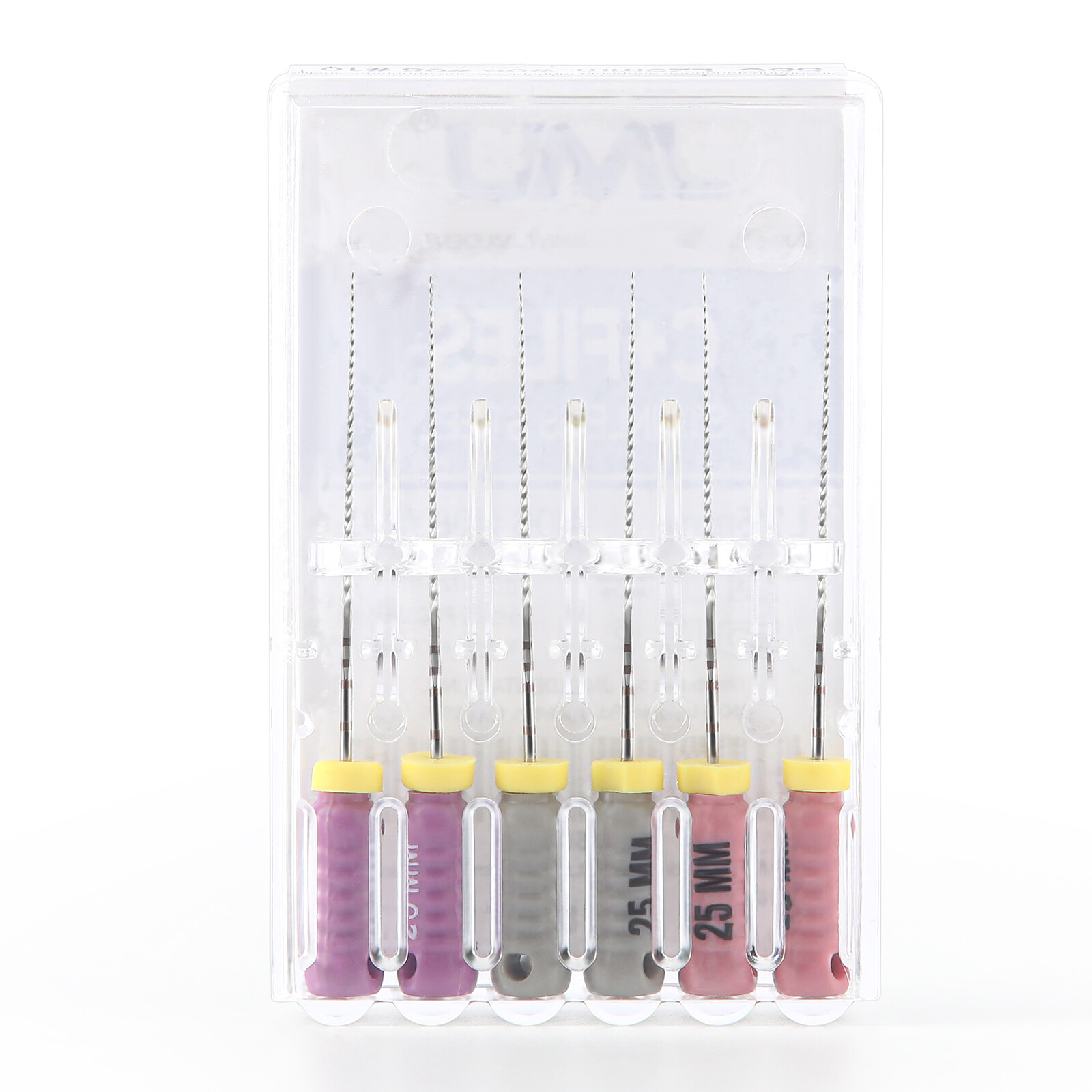 JMU 6pc Endodontic Stainless Steel Hand Use C Files 21/25mm Endo Root Canal File