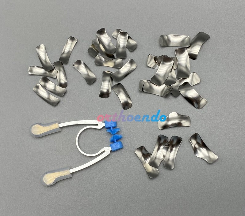 Dental Sectional Contoured Matrice Matrix Bands System Refill + Clip Ring G2 Kit