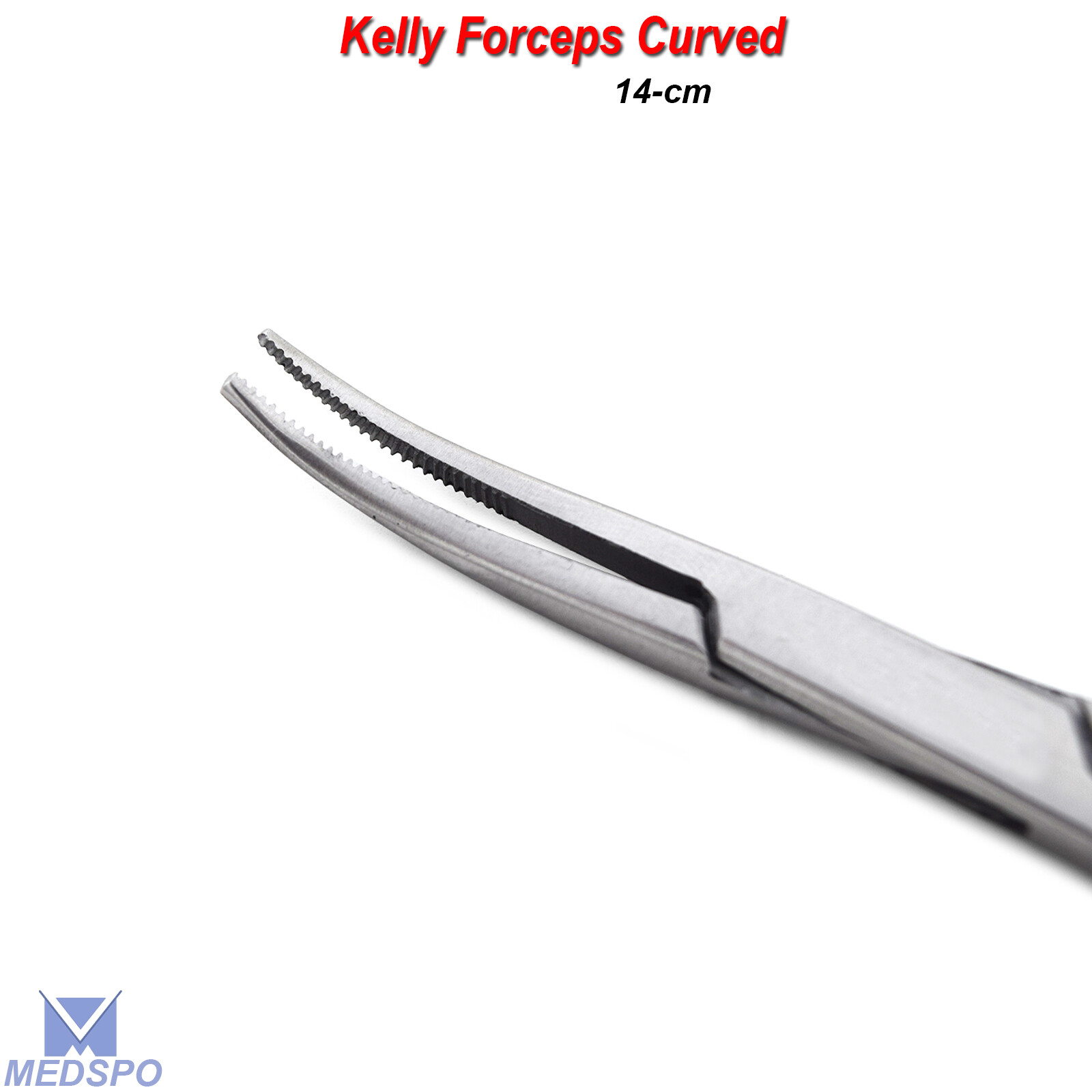 Kelly Hemostat Locking Forceps 14-cm Curved Surgical Dental Instruments CE
