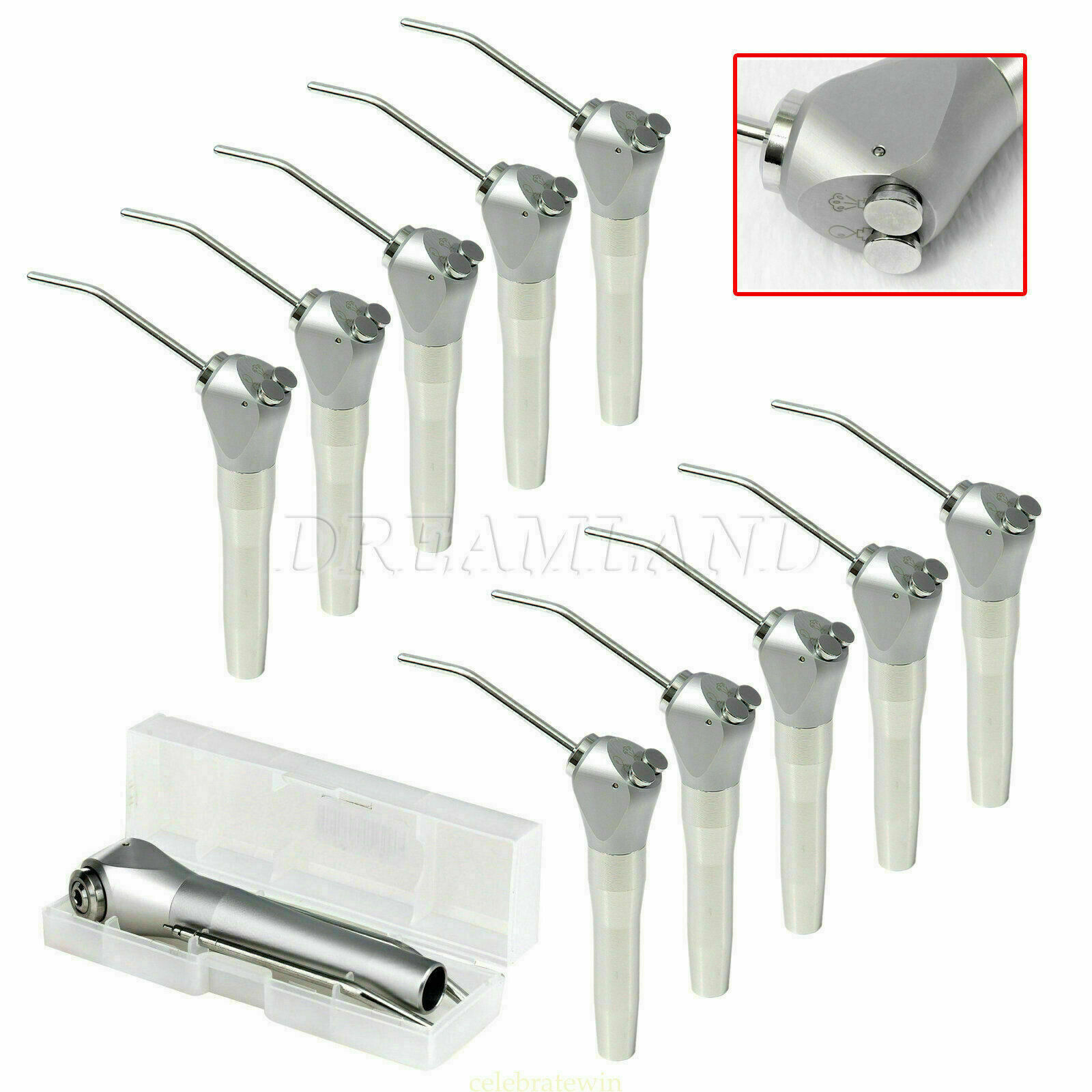 Dental Air Water Spray Syringe with Nozzles Tubes OR