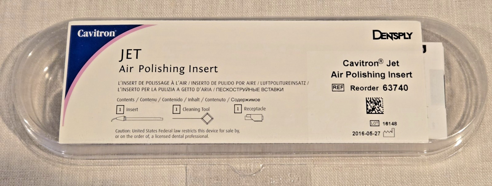 Original Dentsply Dental Cavitron Jet Air Polishing Insert REF 63740 Brand New