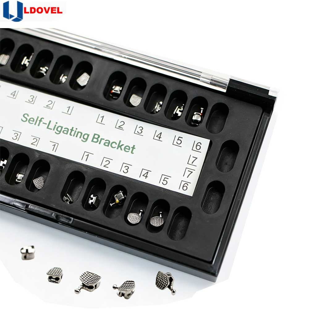 Dental Orthodontic Self Ligating Brace Bracket Mini Roth.022 Hooks 345
