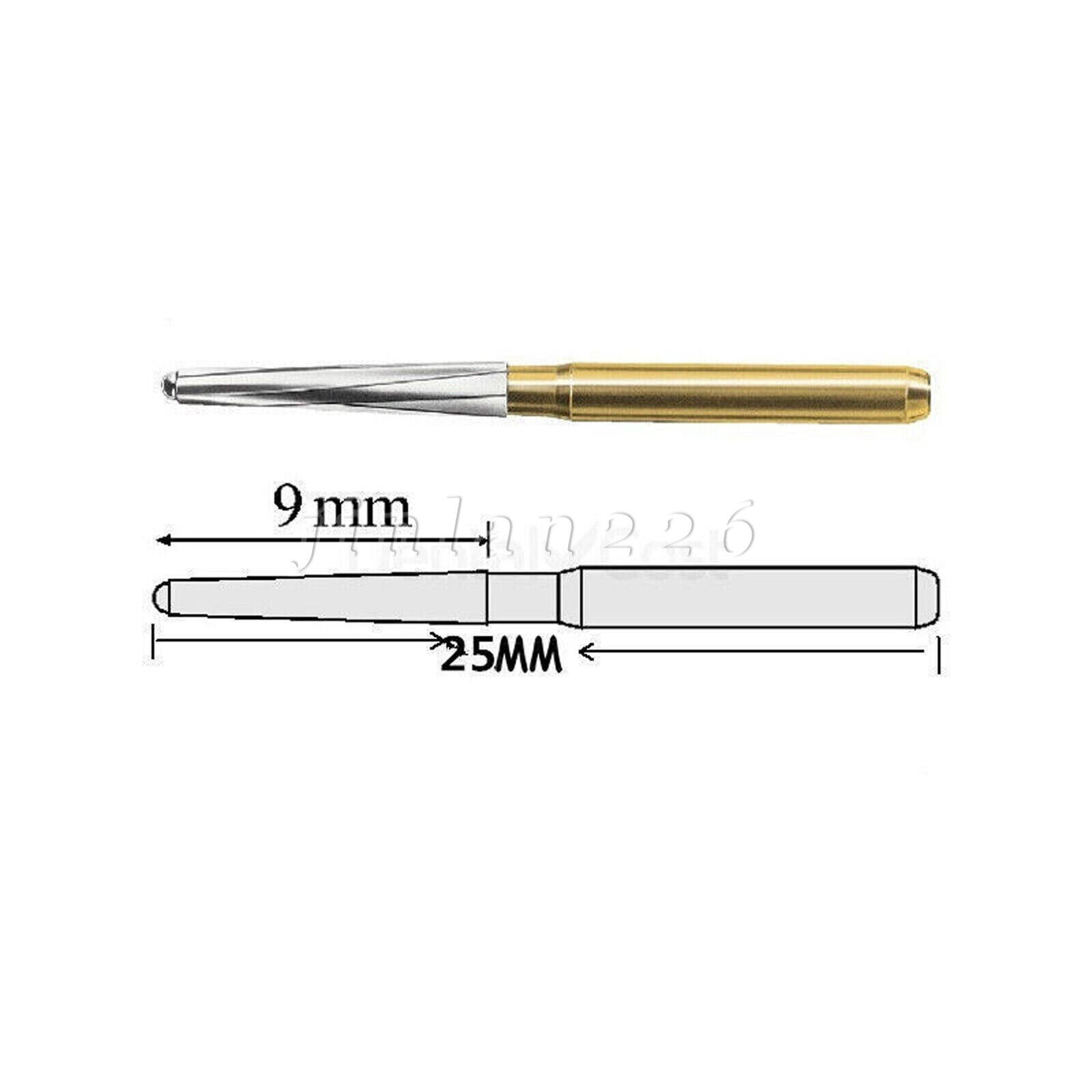 Dental Surgical Endo Zekrya Endo-Z Carbide Tungsten Drill Burr FG Bur 23/25/28mm
