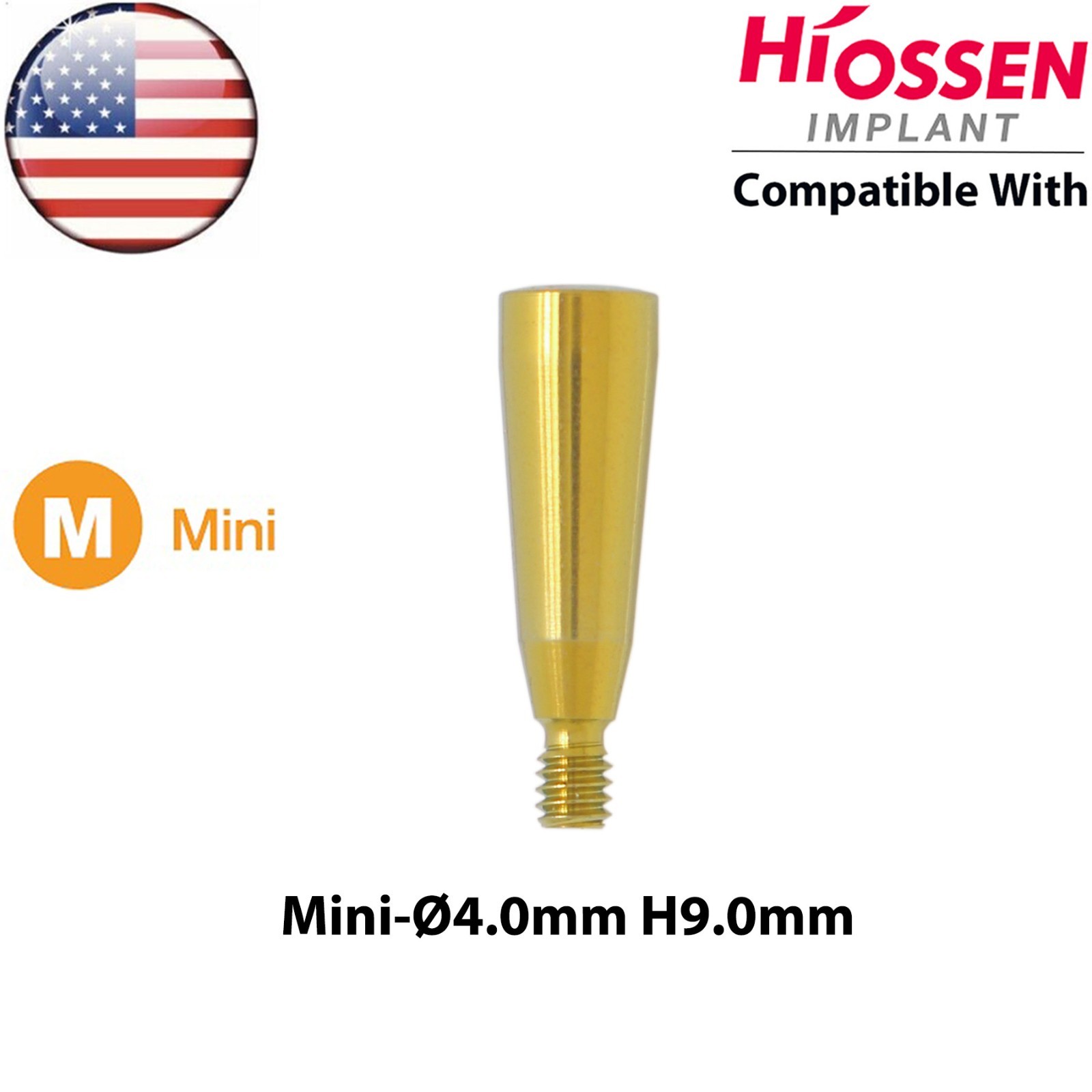 US Dental Mini Healing Cap Abutments Cover Screw Fits Hiossen Osstem ET Platform