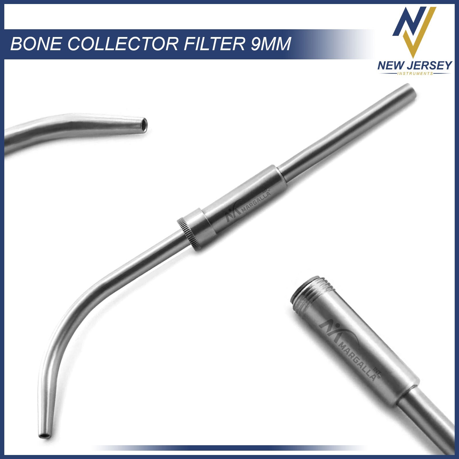 Dental Bone Collector 9mm Filter Surgical Orthodontic Bone Graft Instruments