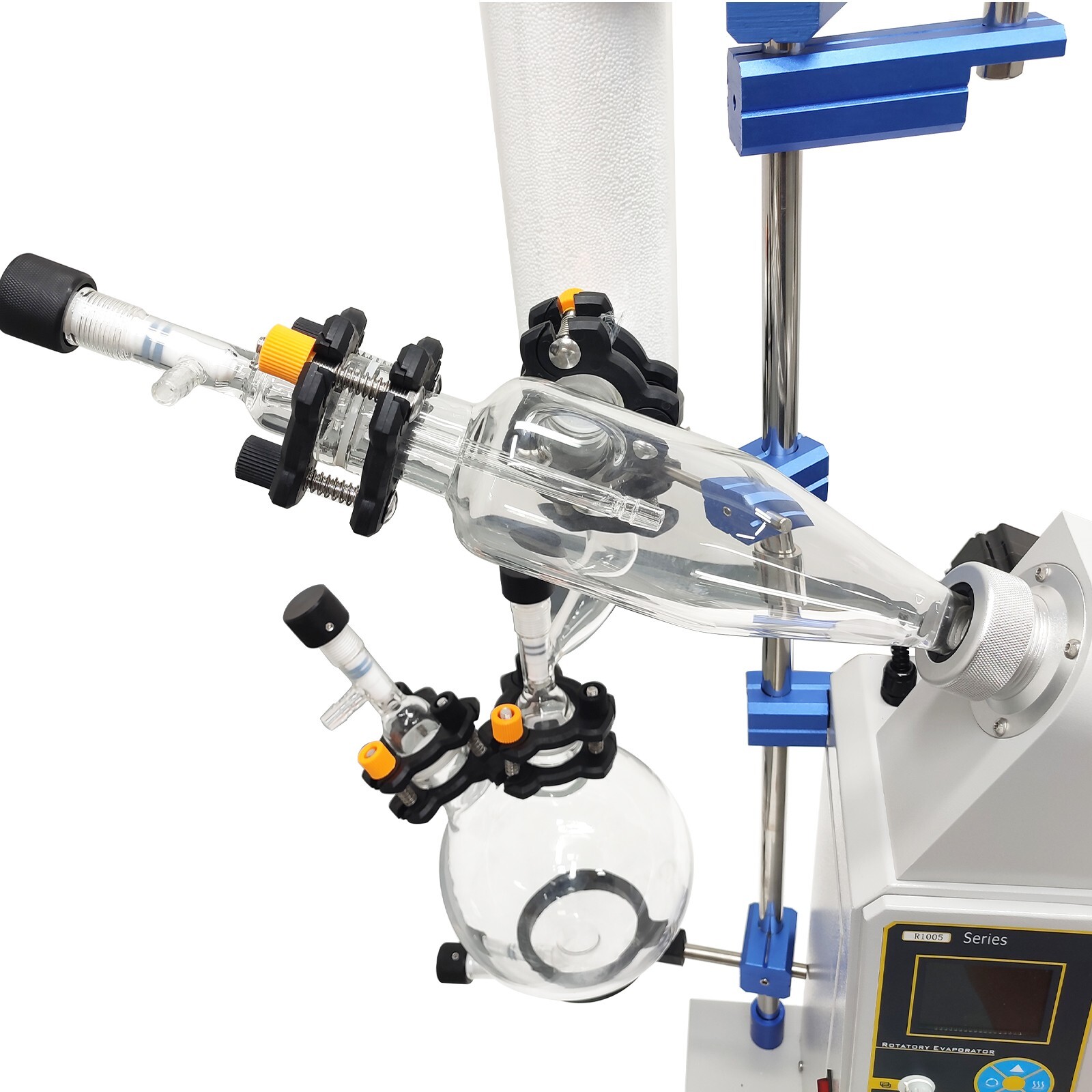 5L Explosion-Proof Rotary Evaporator w/3L Recovery Bottle,110V Lab Rotavapor Bat