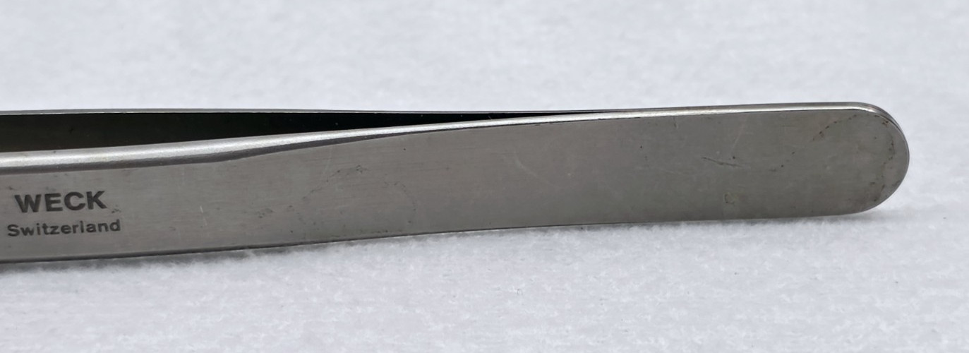 WECK 3738 Micro Forceps 4¼” Needle Point Tip Surgical SS