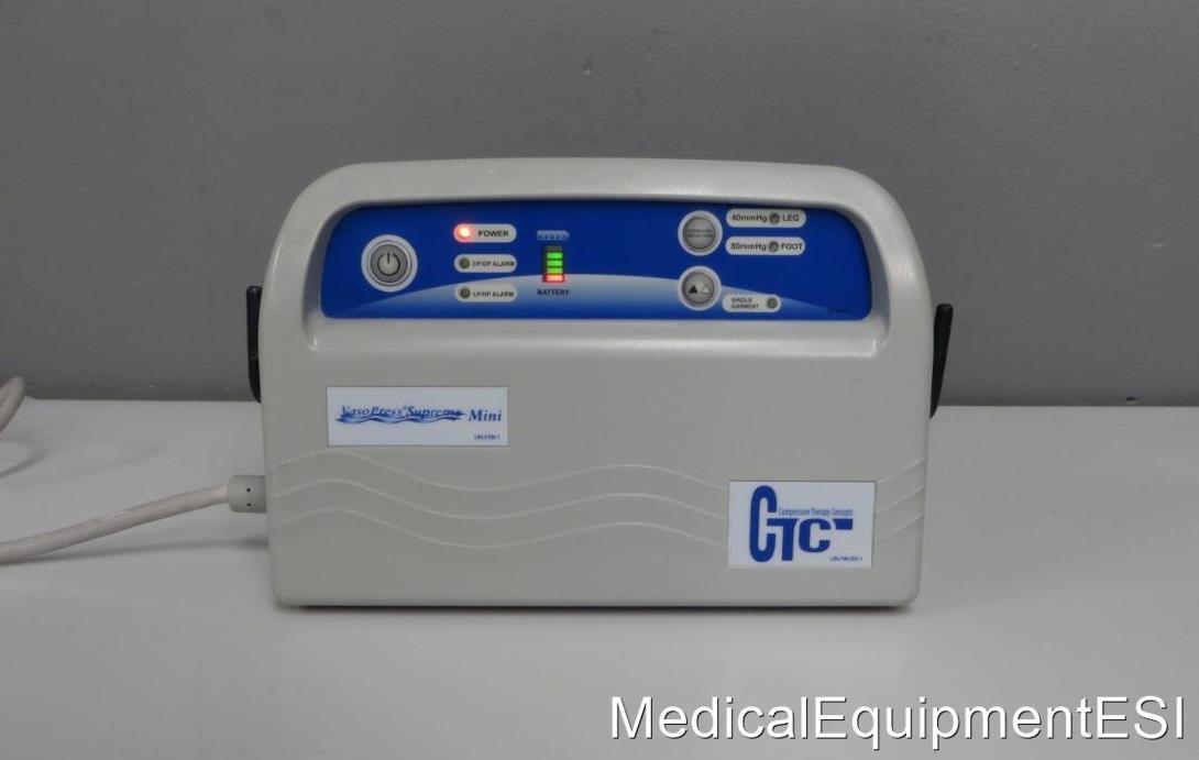 VasoPress Mini Supreme DVT Pump VP500DM with Tubing & Medium Calf Garment