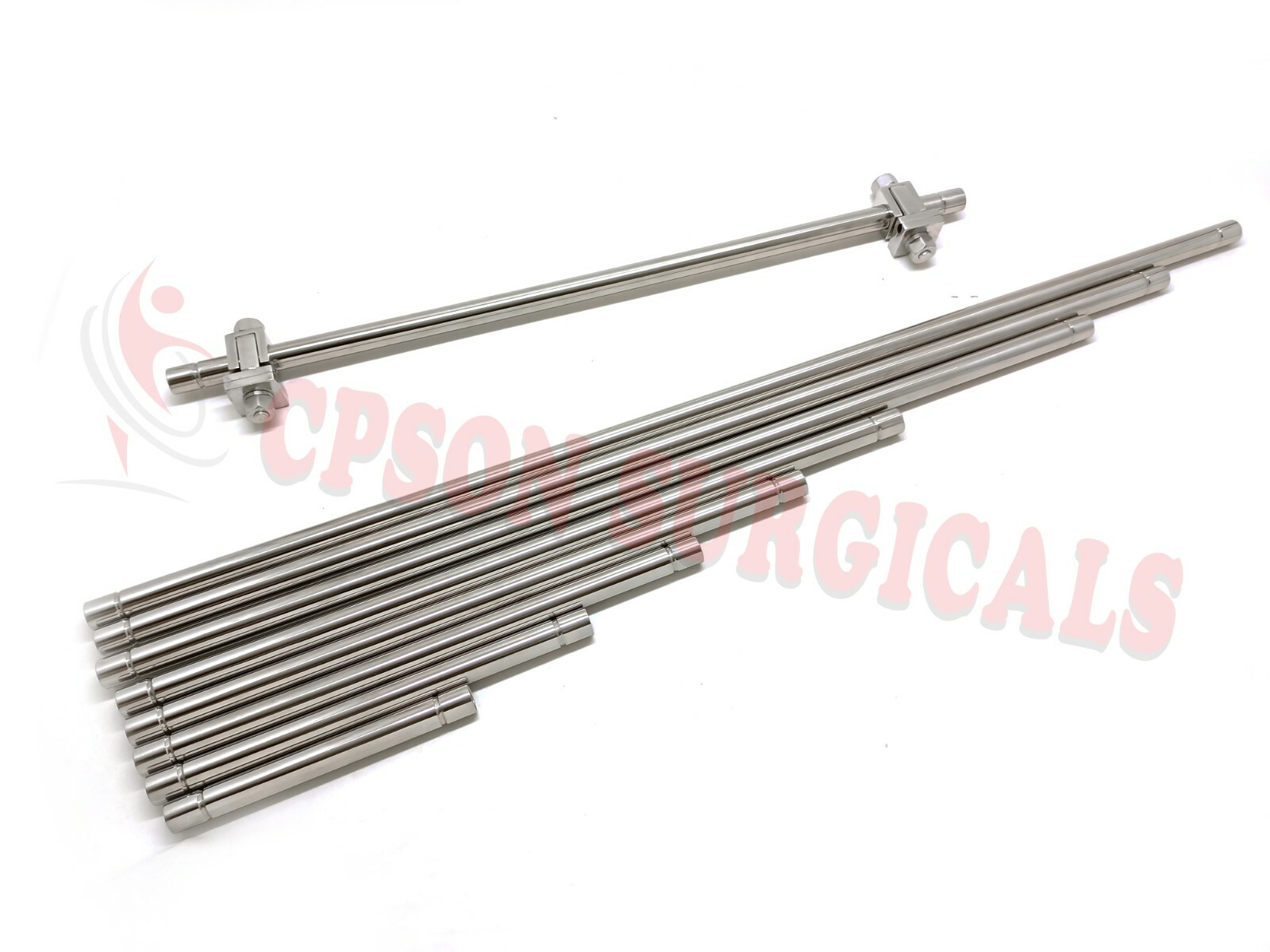 Tubular Rod 4 Inch to 20 inch Set of 18pcs Veterinary SS Instrument