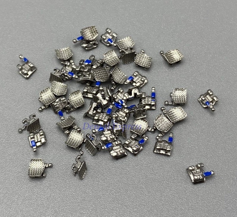 100PCS Dental Orthodontic Brackets Metal Braces Mini Roth Slot 022 345 hooks