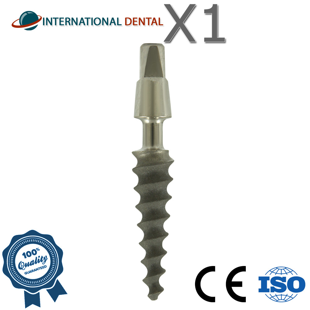1x GDT Dental Flexible Neck One Piece Fixture Titanium RBM Prosthetic Integrated