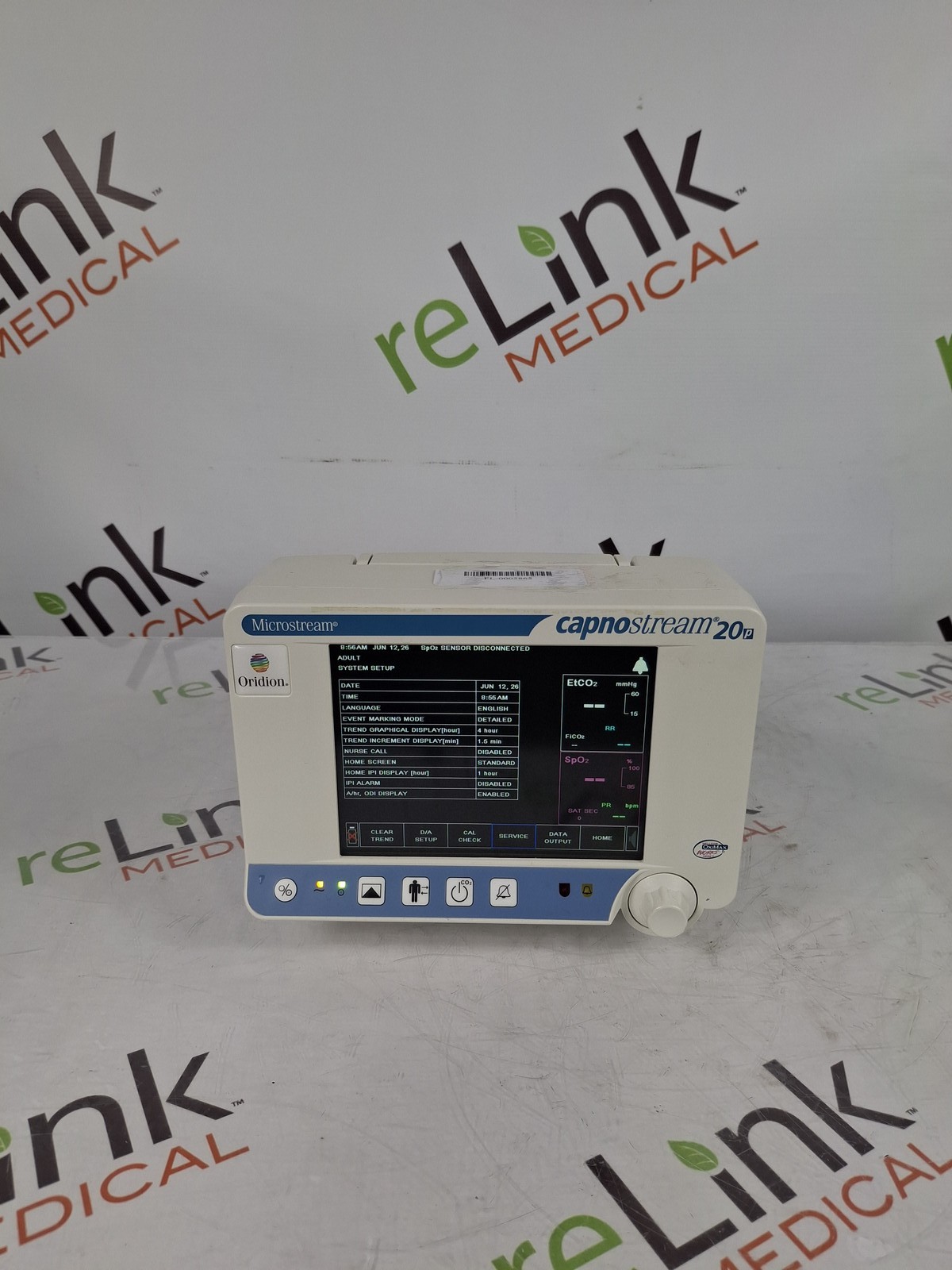 Oridion Capnostream 20P Capnography Monitor