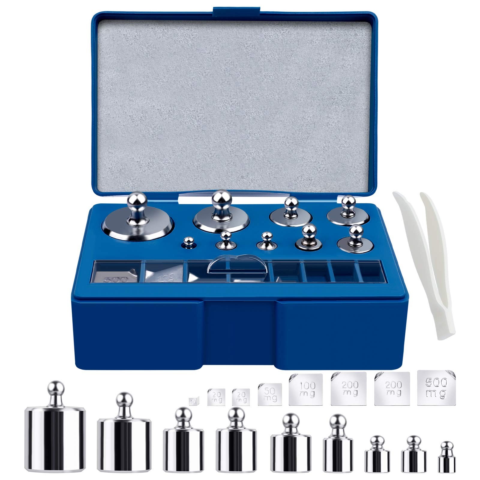 Calibration Weights for Digital Scale, 10mg 100g Gram Weights Kit, Precision…