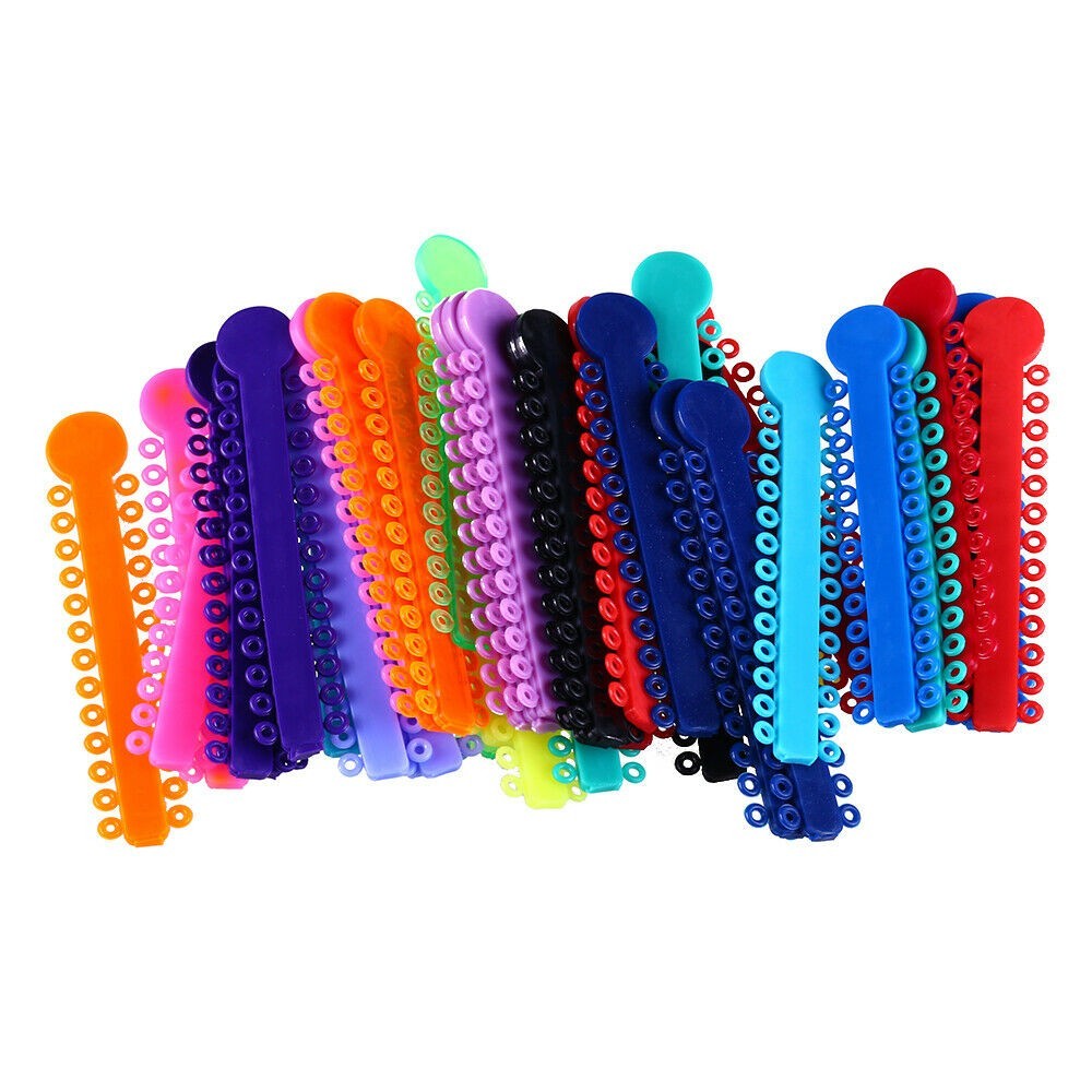 Orthodontic KIT Include Brackets Elastomeric Ligature Ties and 10 bag of Wires