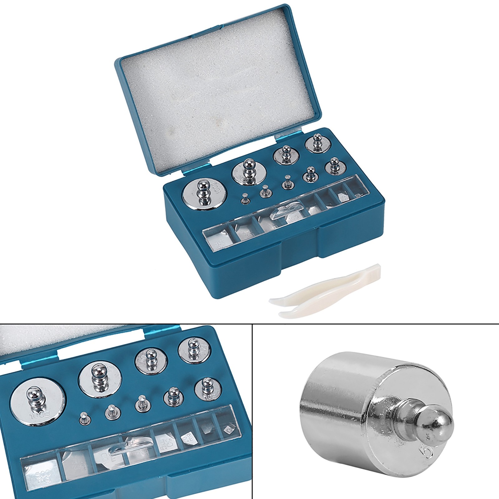 17pcs Precision Calibration Weight Set For Scale Test Jewelry Premium