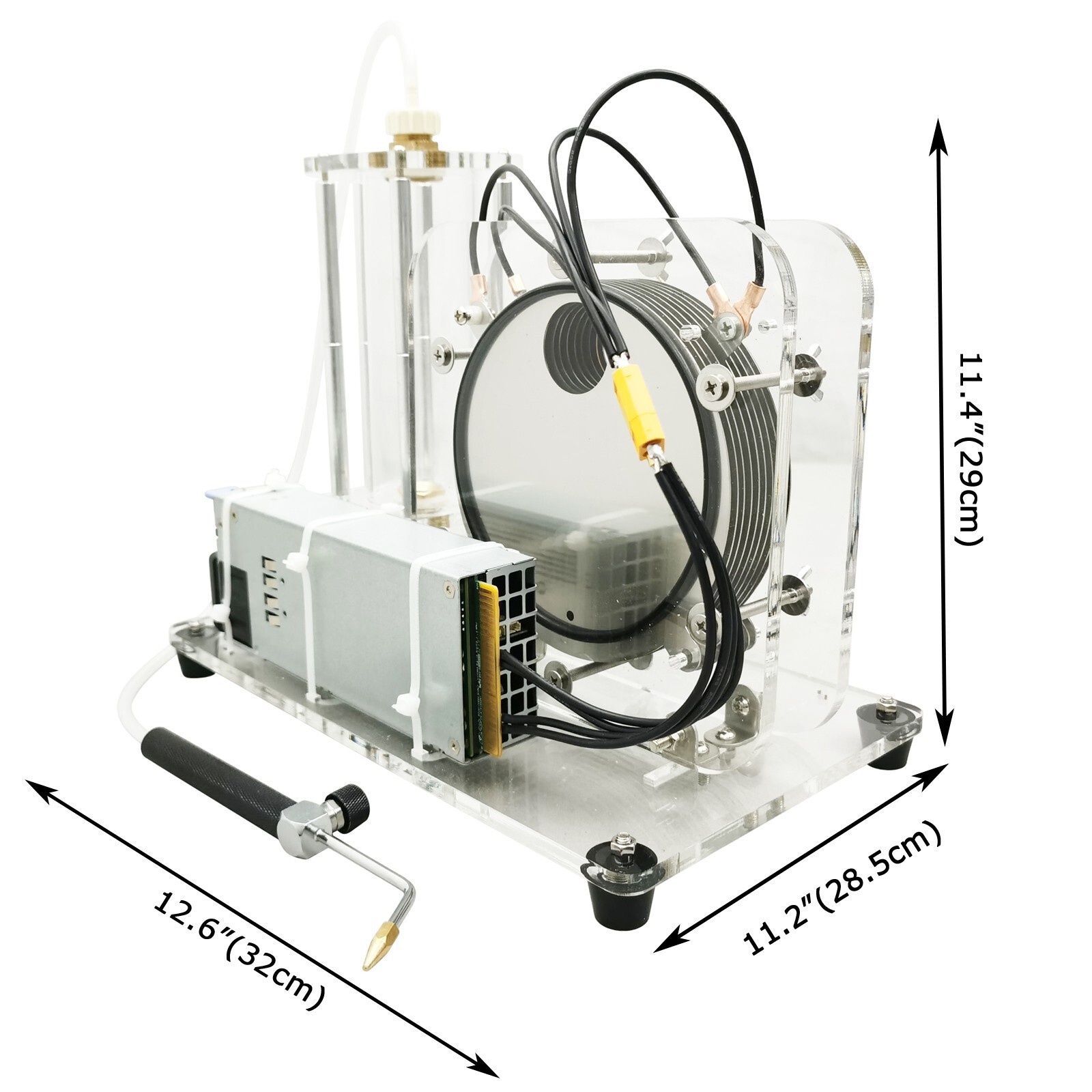 100-240V Hydrogen Oxygen Electrolysis Machine Water ionizer Generator 350W