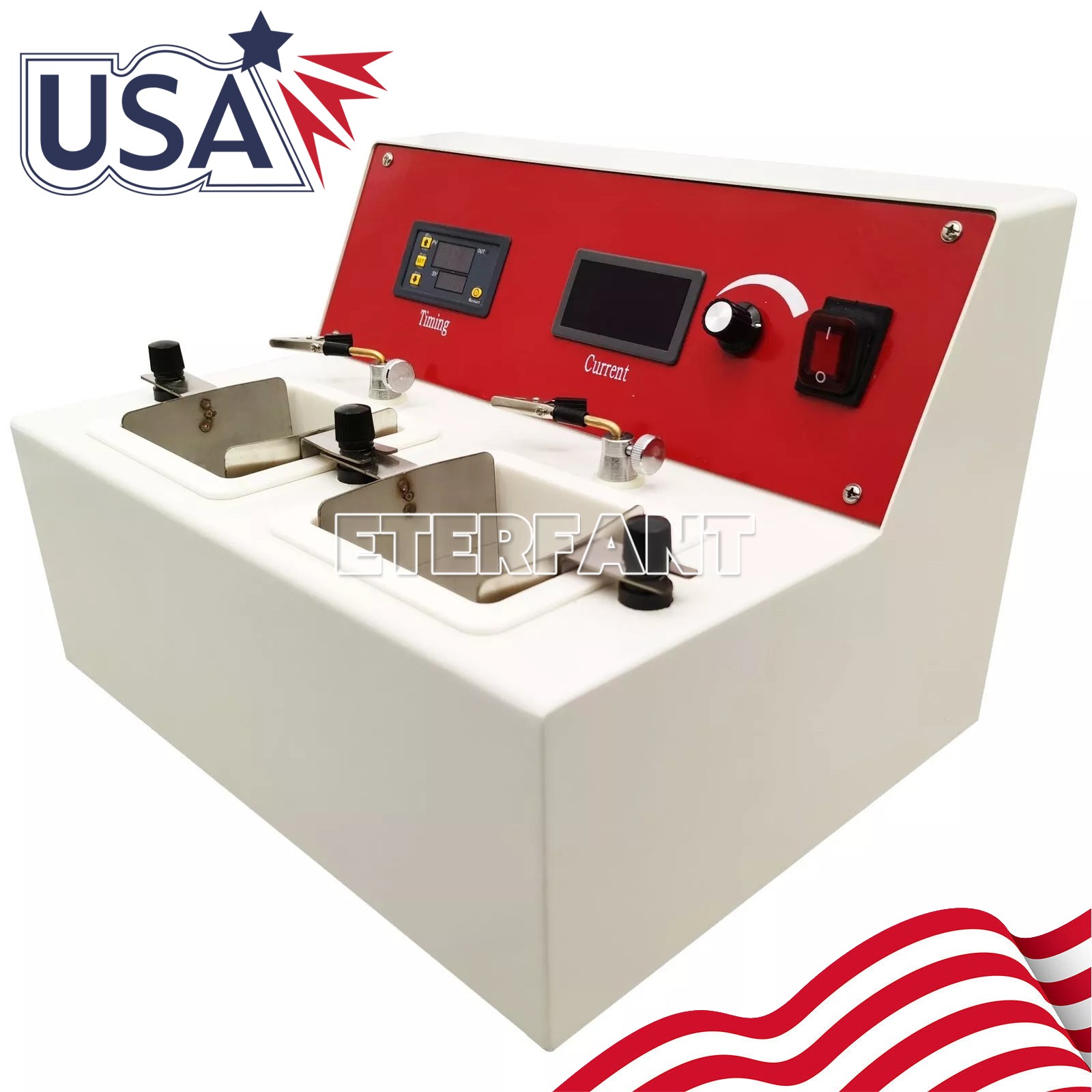 Dental Lab Electrolytic Polishing Machine with Positive Swing Function/Two Cells
