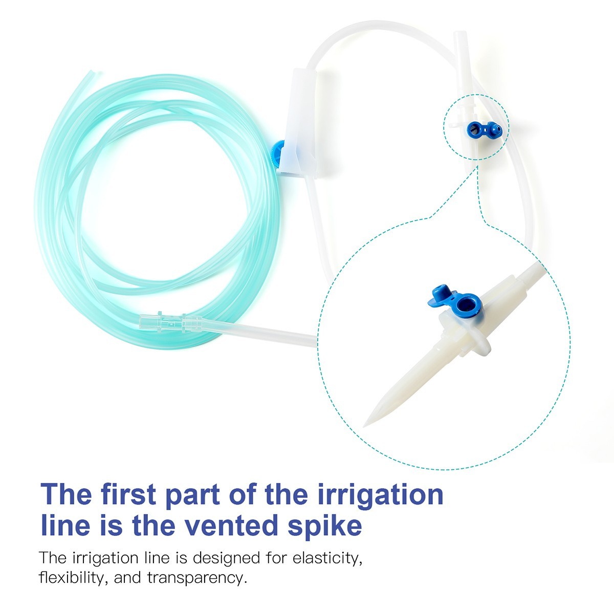 Dental Disposable Implant Sterile Irrigation Tube Set fit for W H Surgical Motor