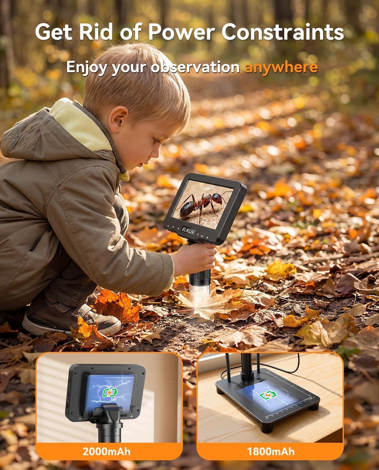 Microscope with Weighing Scale, Digital Magnifier for Error Coins, Jewelry Magni
