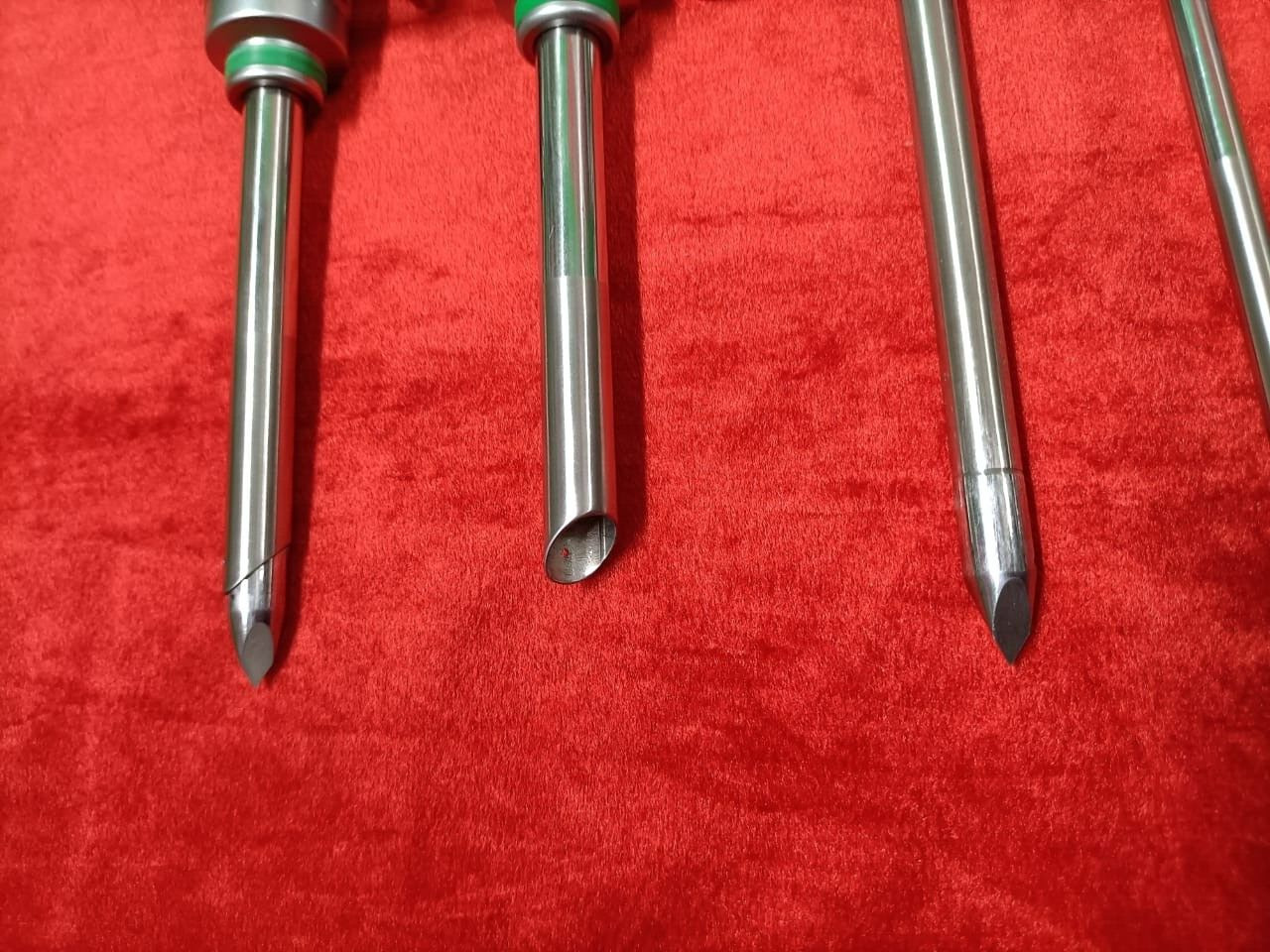 4pcLaparoscopic Storz-Type Oblique Trocar Cannula 5mm/10mm Best Quality Reusable