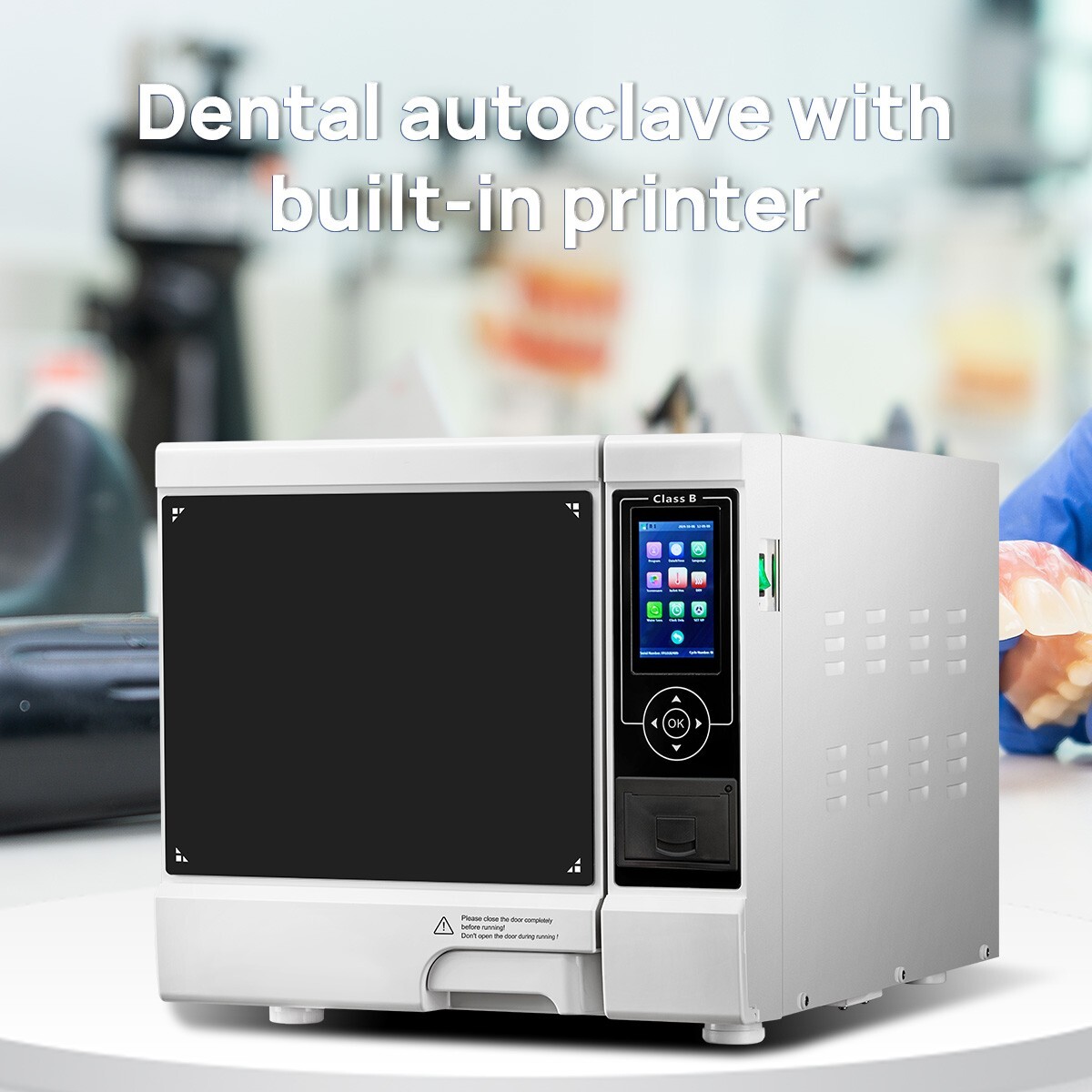FDA CE Dental Unit Chair Computer Controlled DC Motor/Autoclave Steam Sterilizer