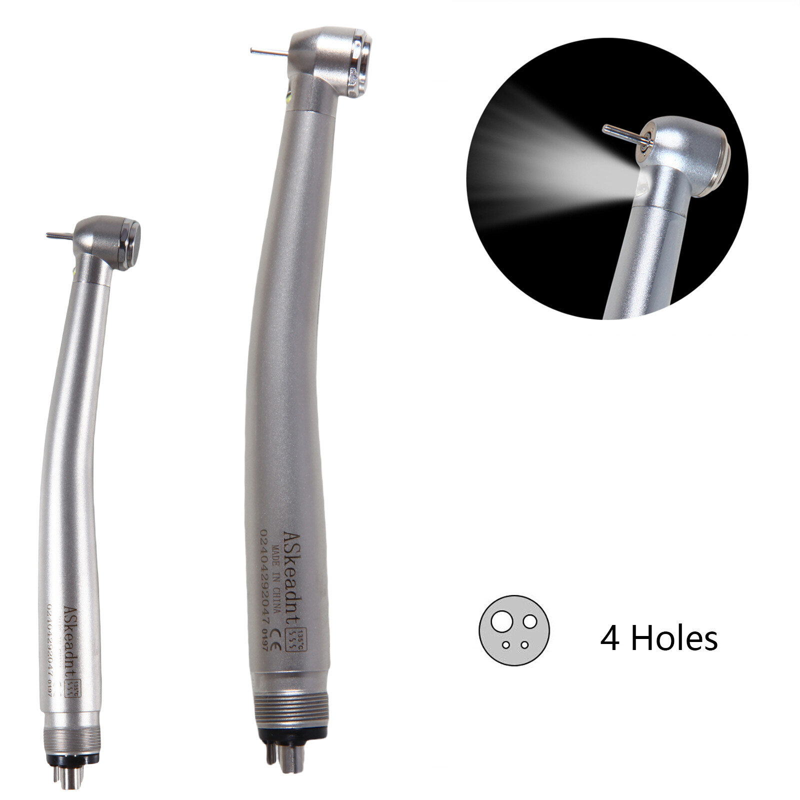 10pcs/1Box Askeadnt Dental LED E-generator High Speed Handpiece 4Holes NSK Style