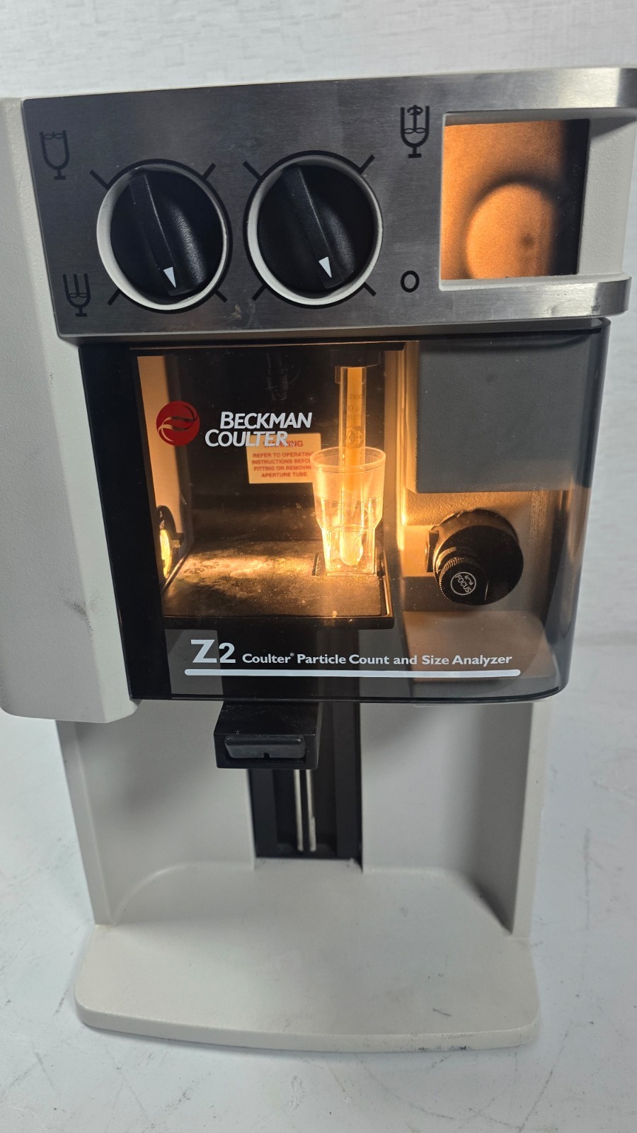 Beckman Coulter Z2 Particle Counter Size Analyzer Lab Tested Working