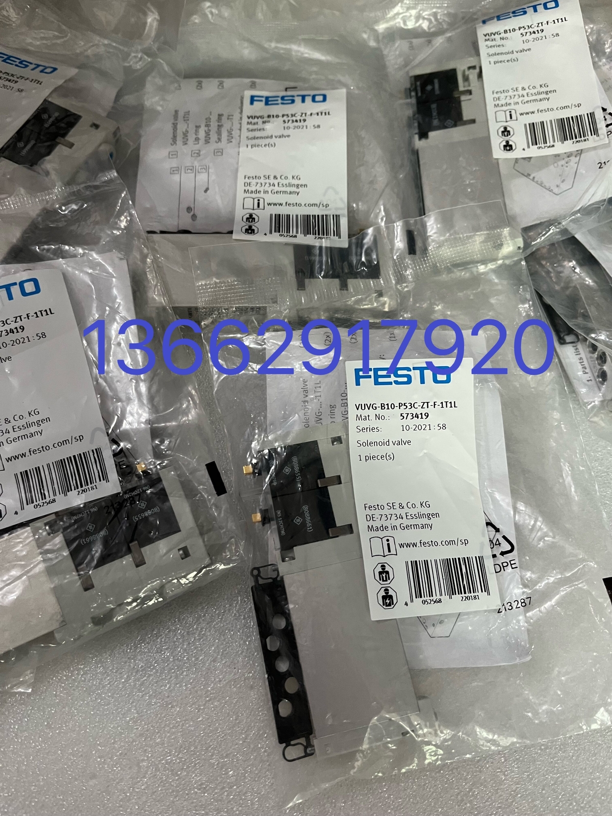 1 pc. solenoid valve VUVG-B10-P53C-ZT-F-1T1L (573419)