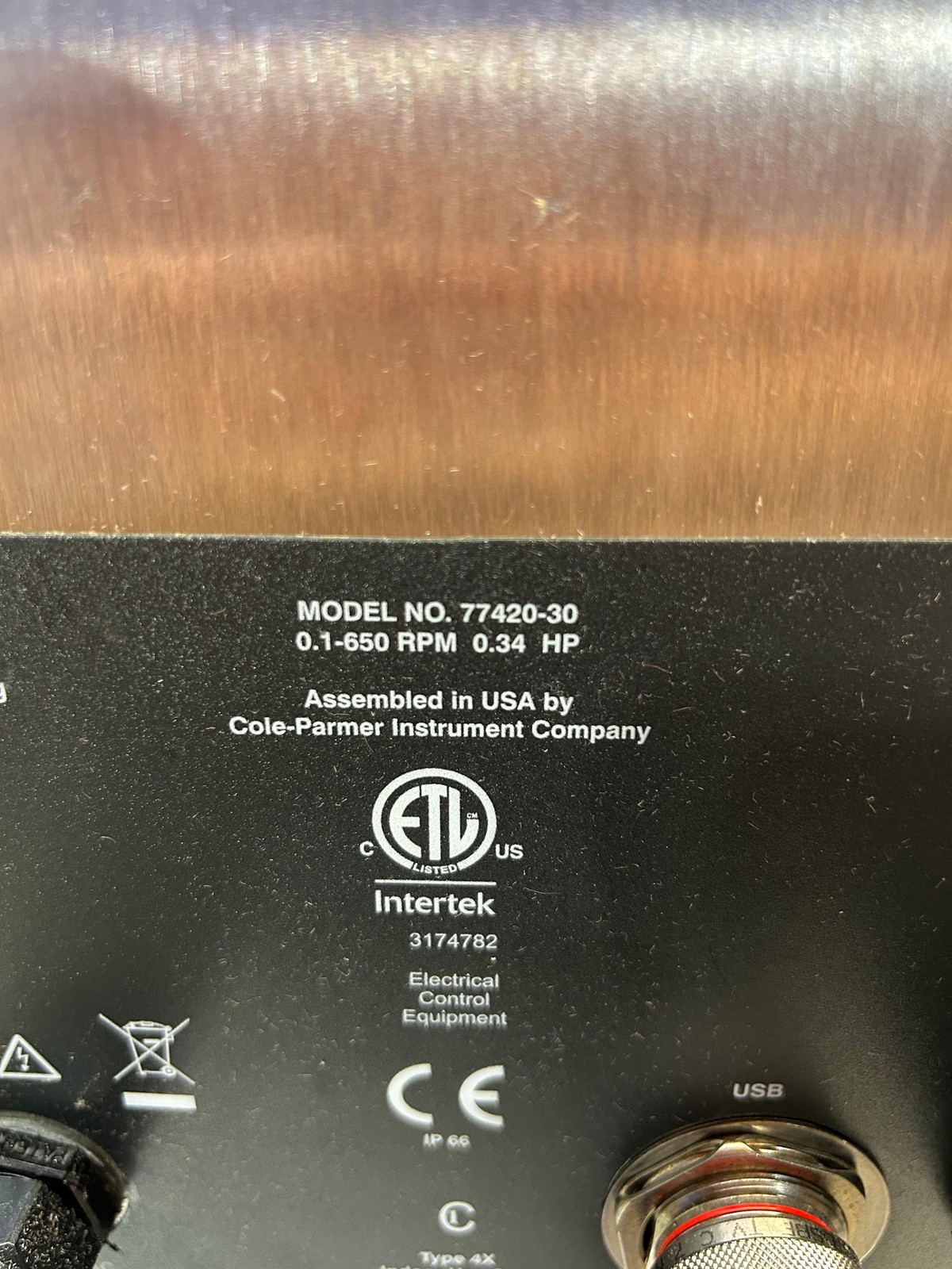 Cole-Parmer 77420-30 Masterflex I/P Peristaltic Pump 77600-62 Head See Video