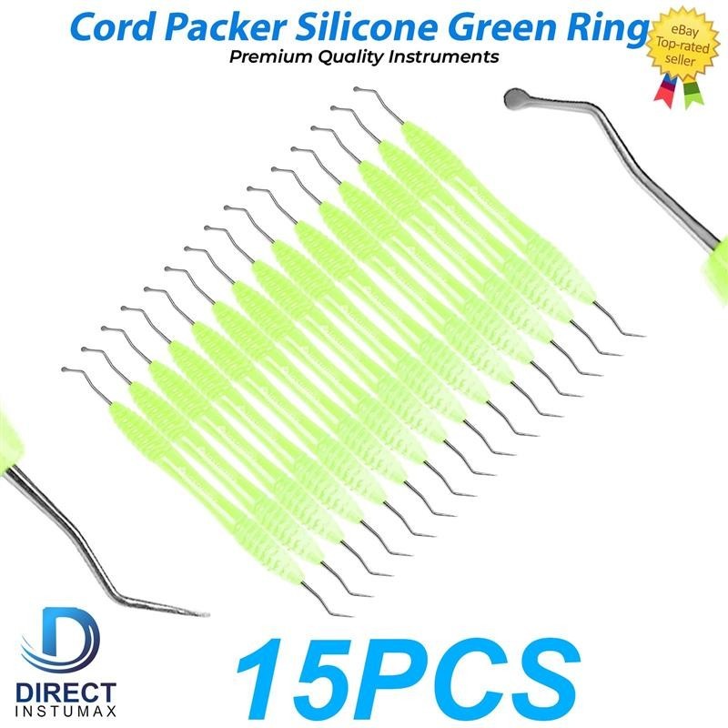 15 PCS Dental Cord Packer Small Tip Gingival Atraumatic Retraction Instruments