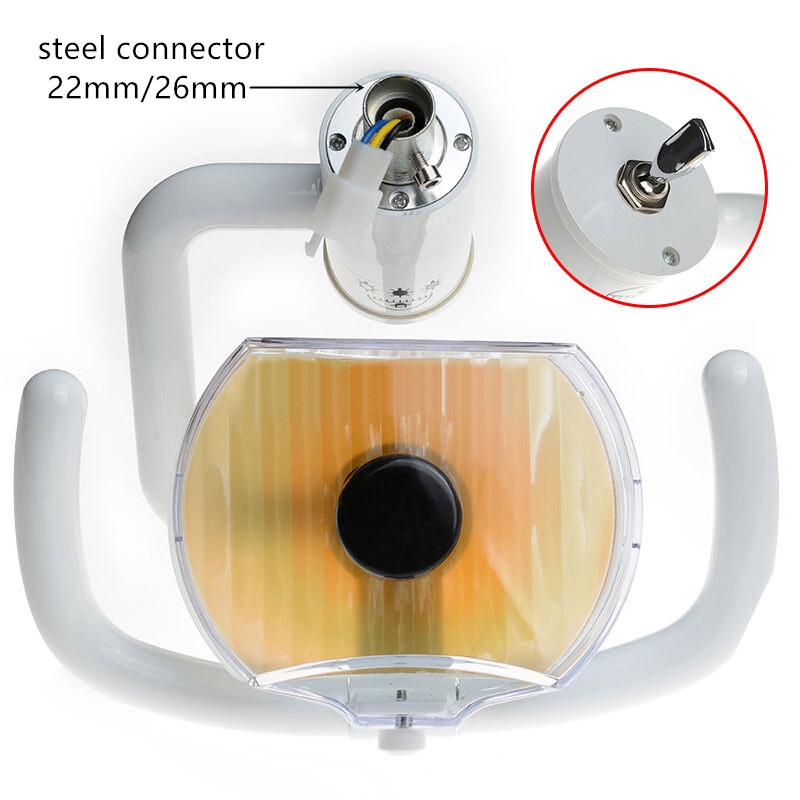 50W Dental Chair Halogen Light Oral Examination Light 22mm Interface Diameter US
