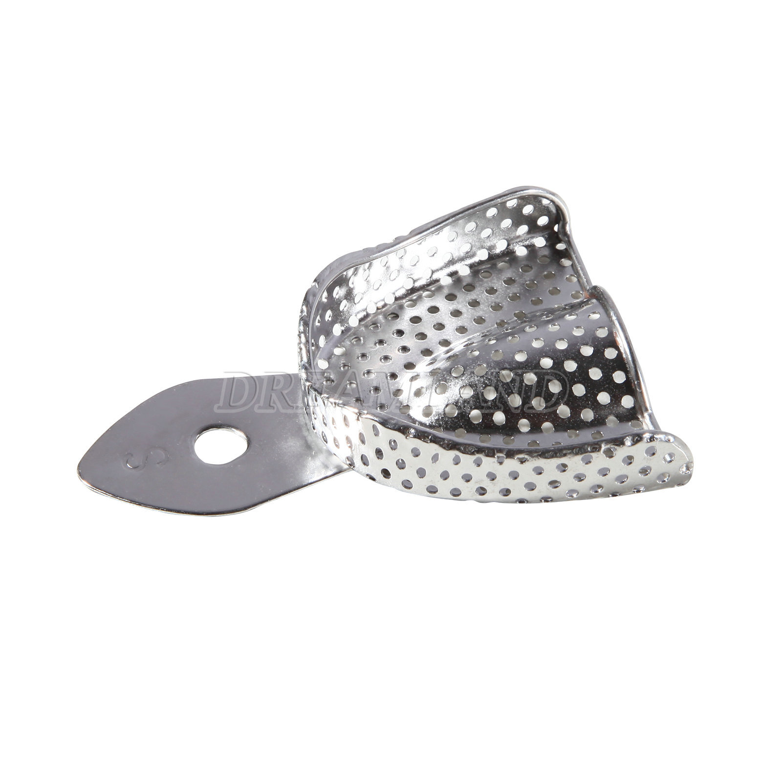 6 Pcs Perforated Metal Dental Impression Trays Set Edentulous Instruments CE