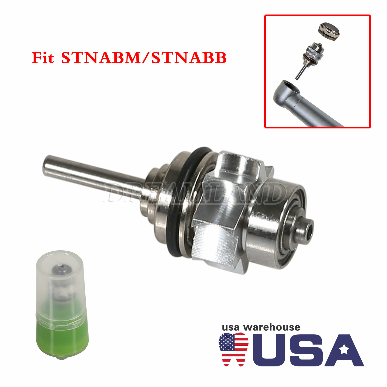 10 Dental High Speed Air Turbine Handpiece Clean Head for NSK Max 4/2H ST#F2