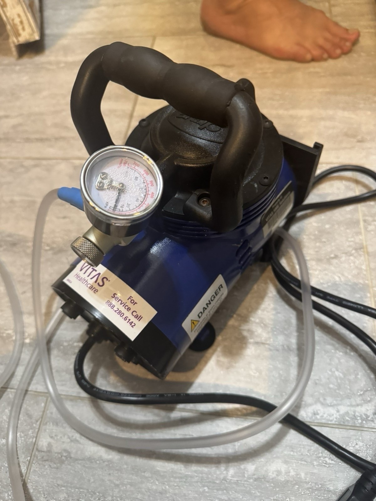 Portable Dental Phlegm Suction Unit Emergency Medical Vacuum Aspirator Machine