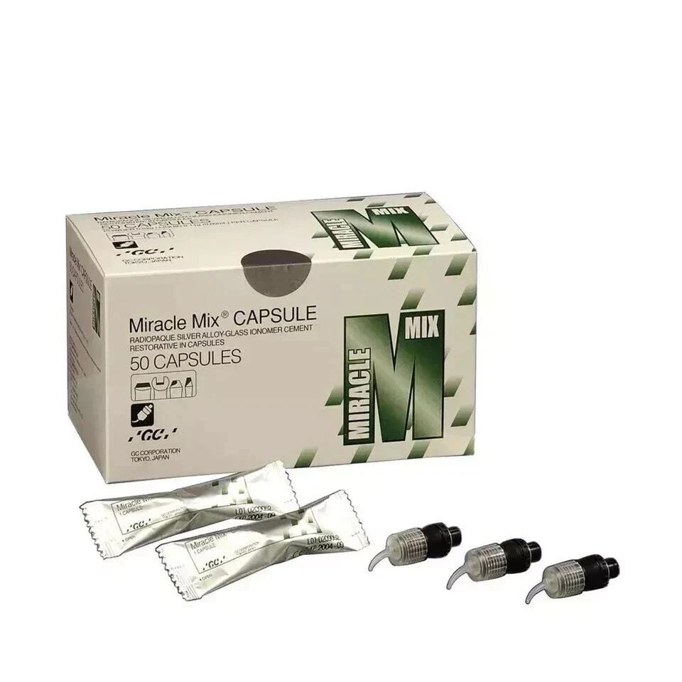 GC Miracle Mix Caps Metal-Reinforced Crown & Core Build-Up 50/Pkg