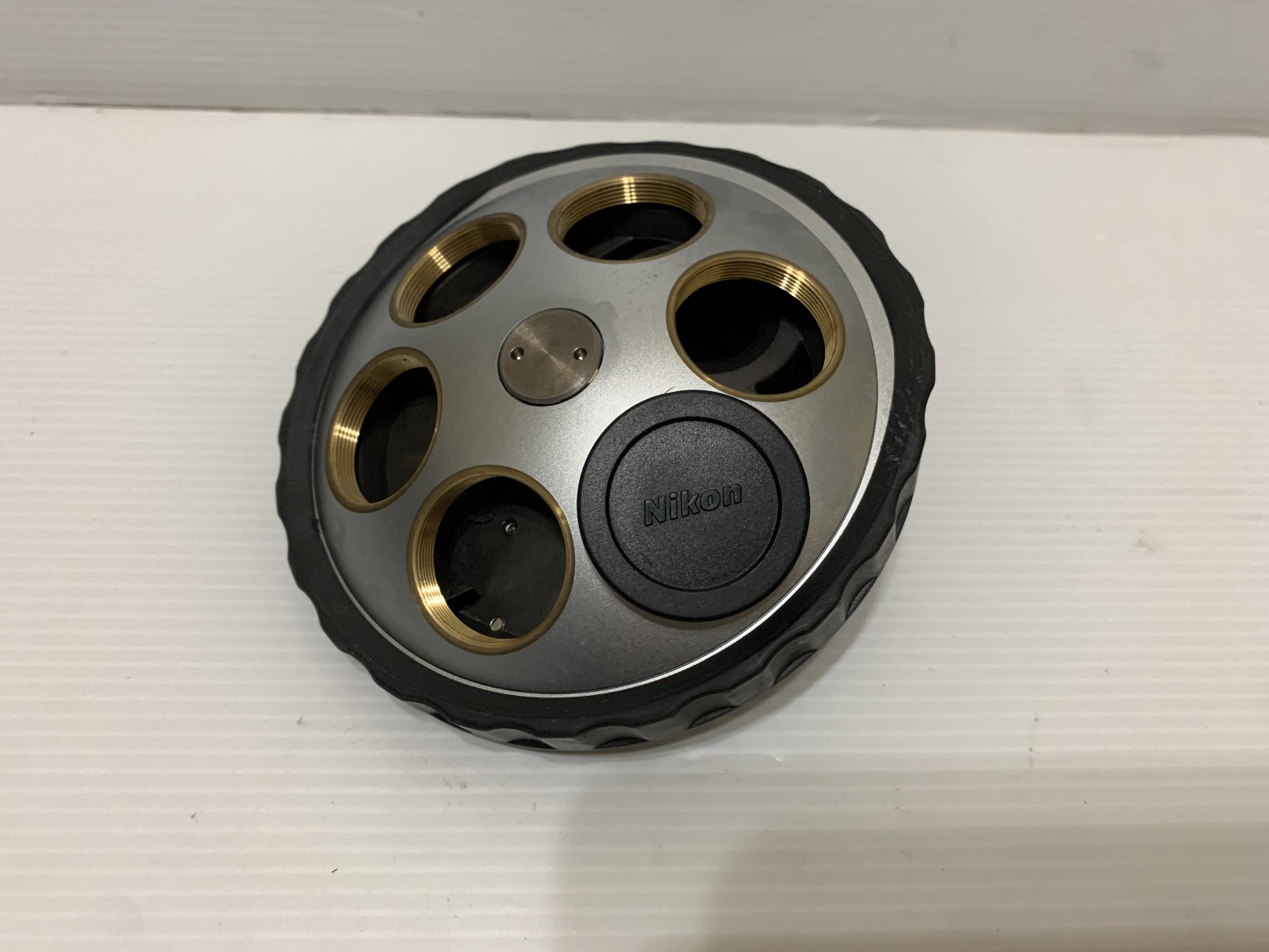 Nikon microscope Nosepiece 6 Position Turret Remove from Eclipse 50i microscope